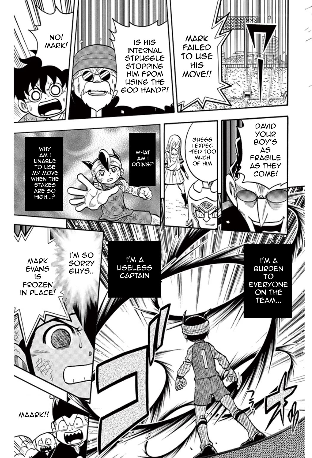 Inazuma Eleven Chapter 20 page 35 - Chapter 20: Zeus Vs Raimon: A fated match!