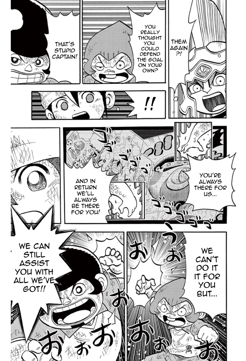 Inazuma Eleven Chapter 20 page 37 - Chapter 20: Zeus Vs Raimon: A fated match!