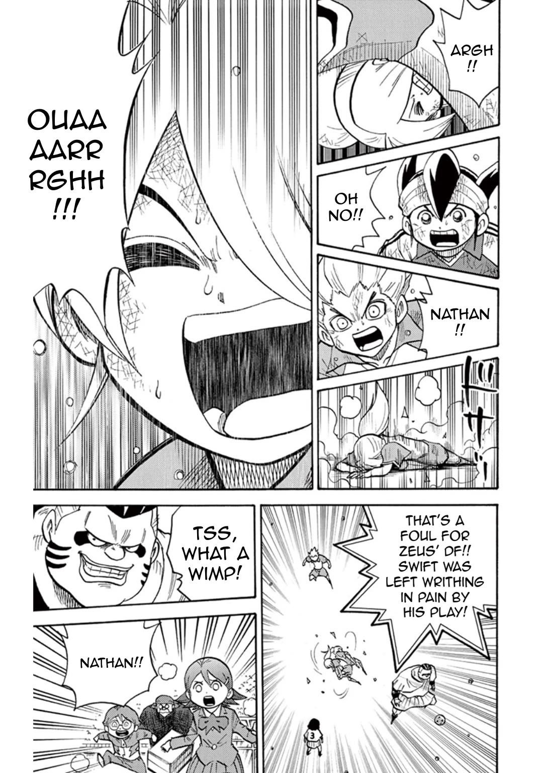 Inazuma Eleven Chapter 21 page 17 - Chapter 21: A crushing first half!