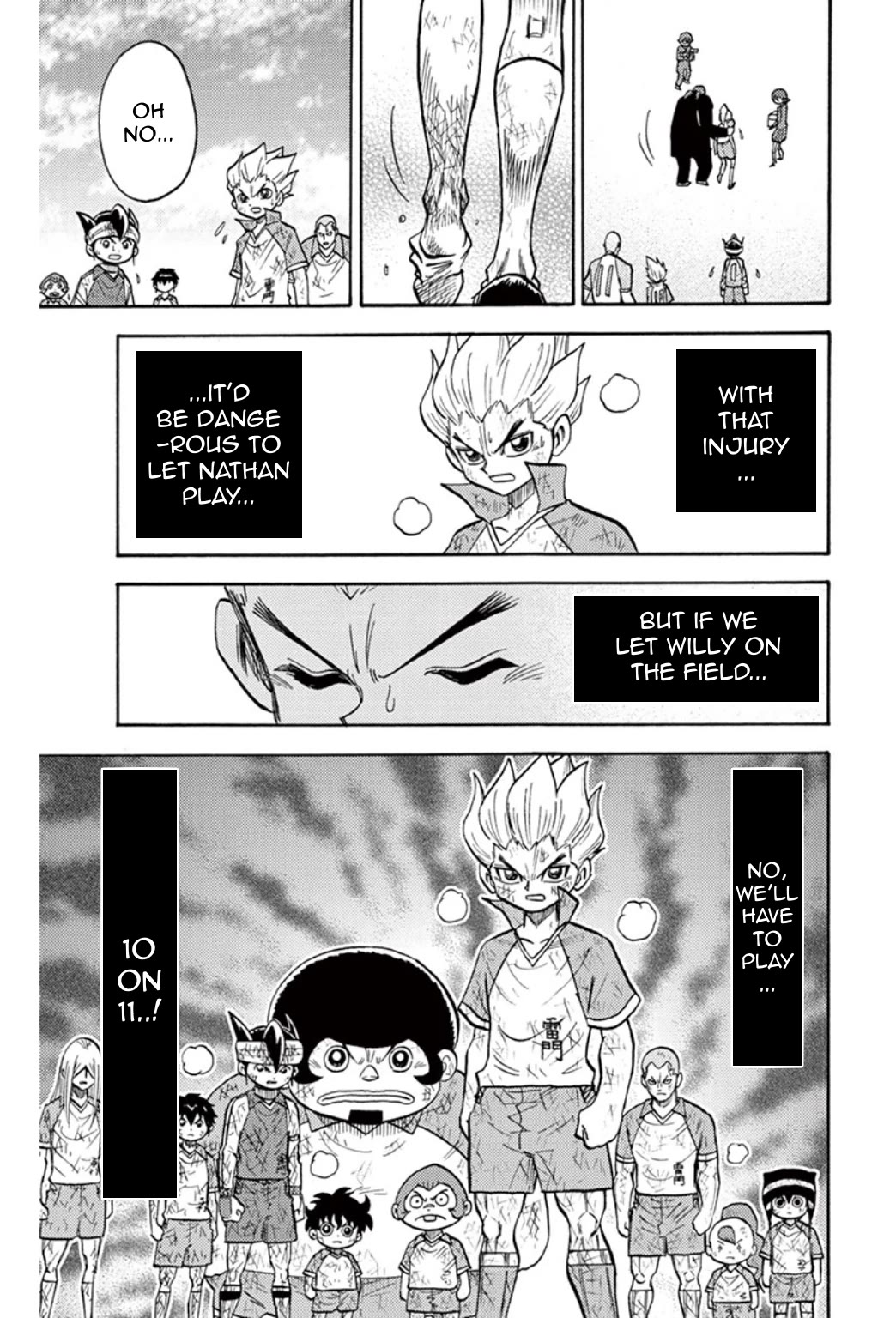 Inazuma Eleven Chapter 21 page 19 - Chapter 21: A crushing first half!