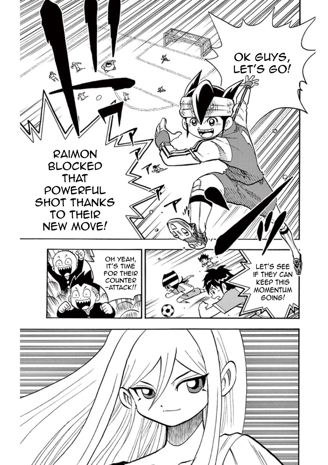 Inazuma Eleven Chapter 21 page 2 - Chapter 21: A crushing first half!