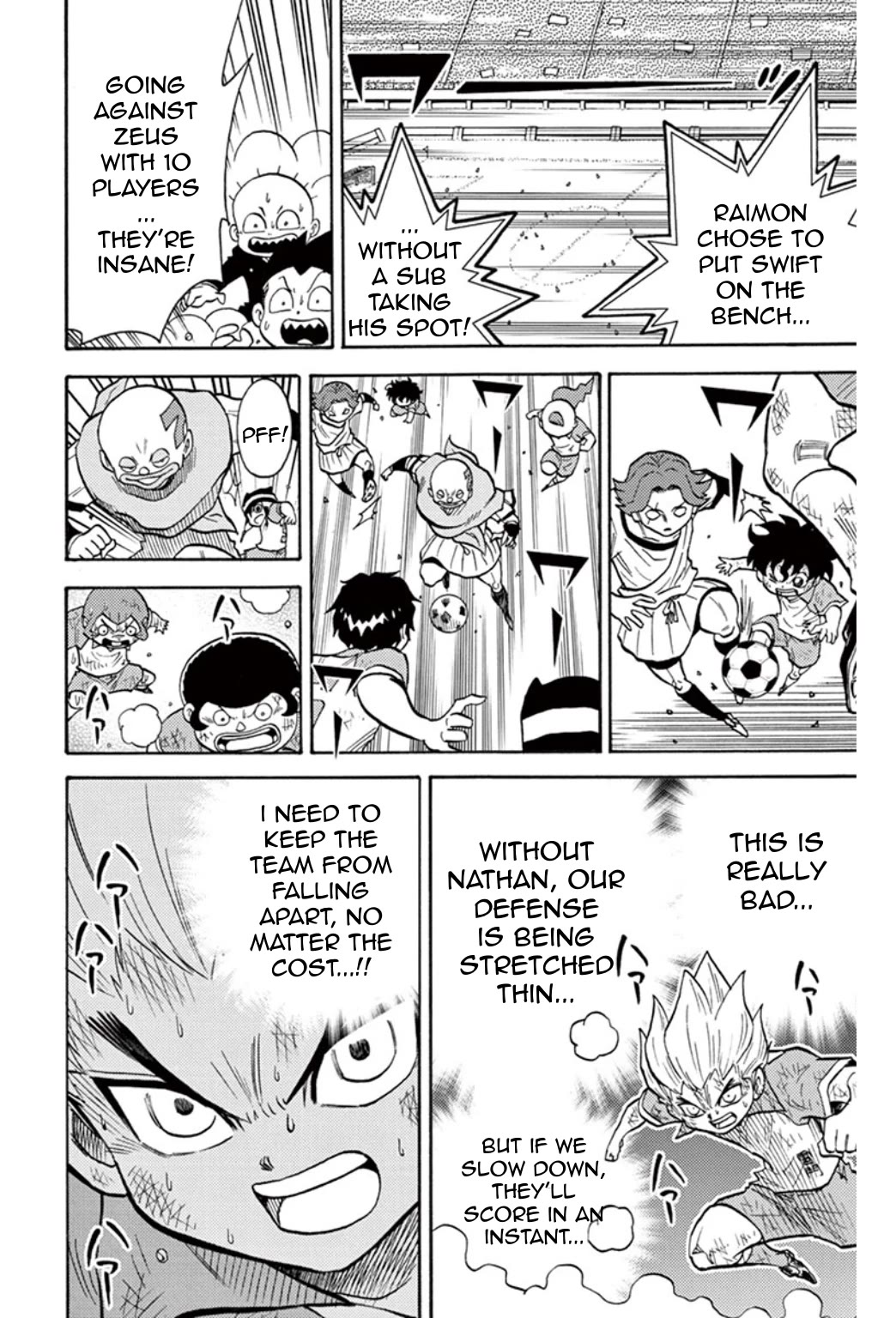 Inazuma Eleven Chapter 21 page 20 - Chapter 21: A crushing first half!