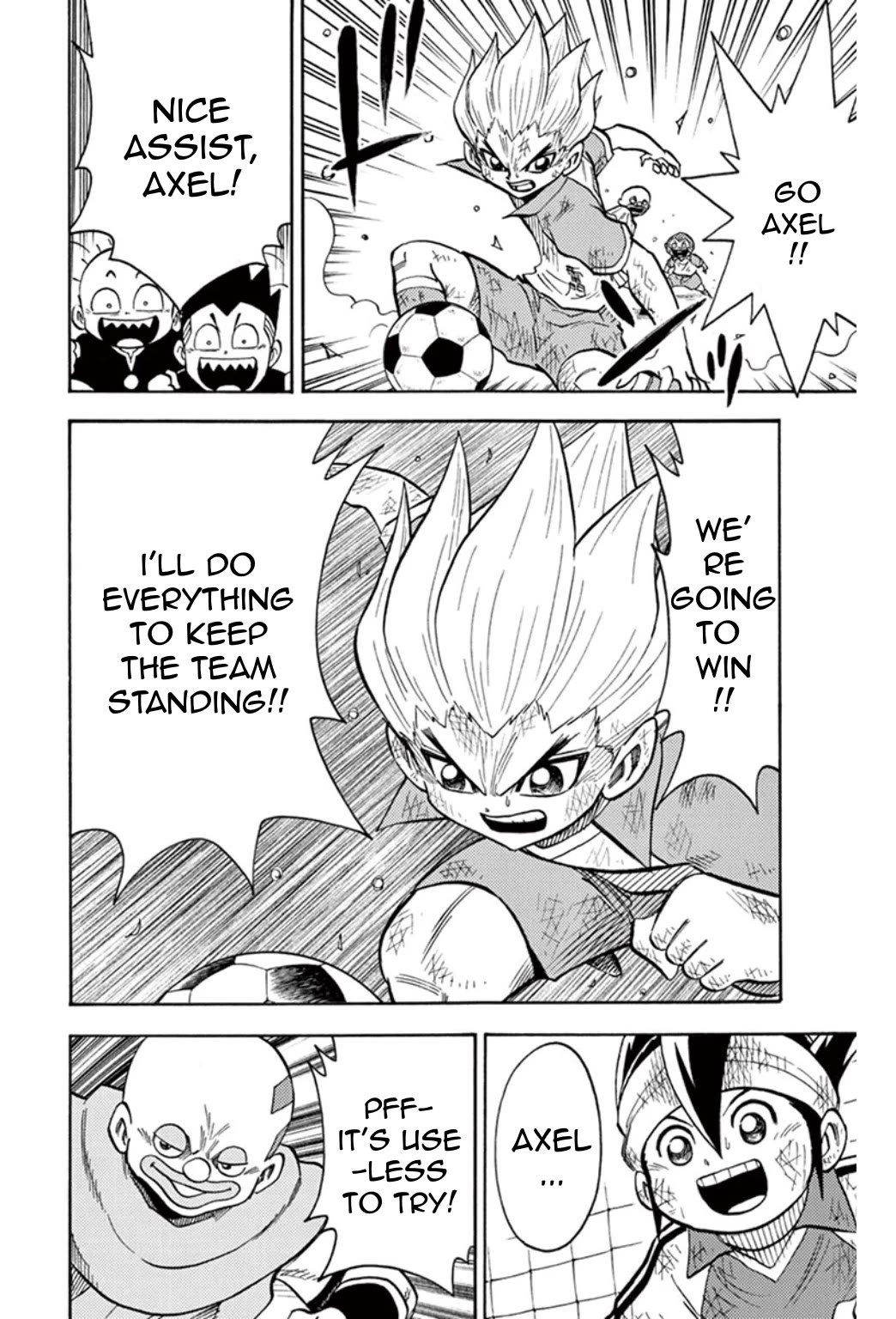 Inazuma Eleven Chapter 21 page 22 - Chapter 21: A crushing first half!