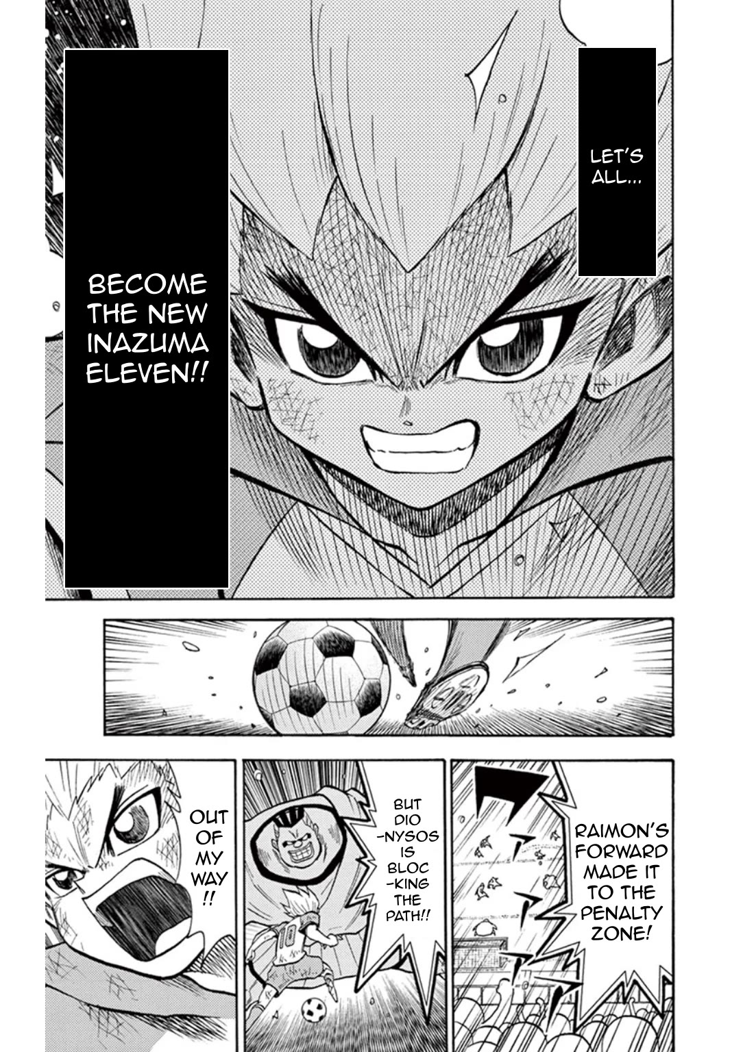 Inazuma Eleven Chapter 21 page 27 - Chapter 21: A crushing first half!