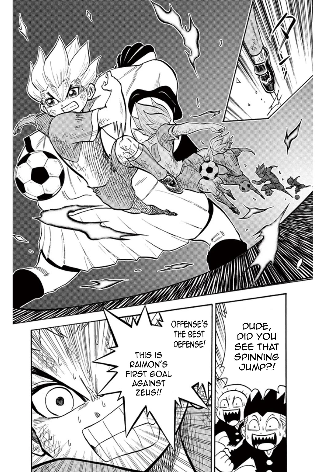 Inazuma Eleven Chapter 21 page 28 - Chapter 21: A crushing first half!