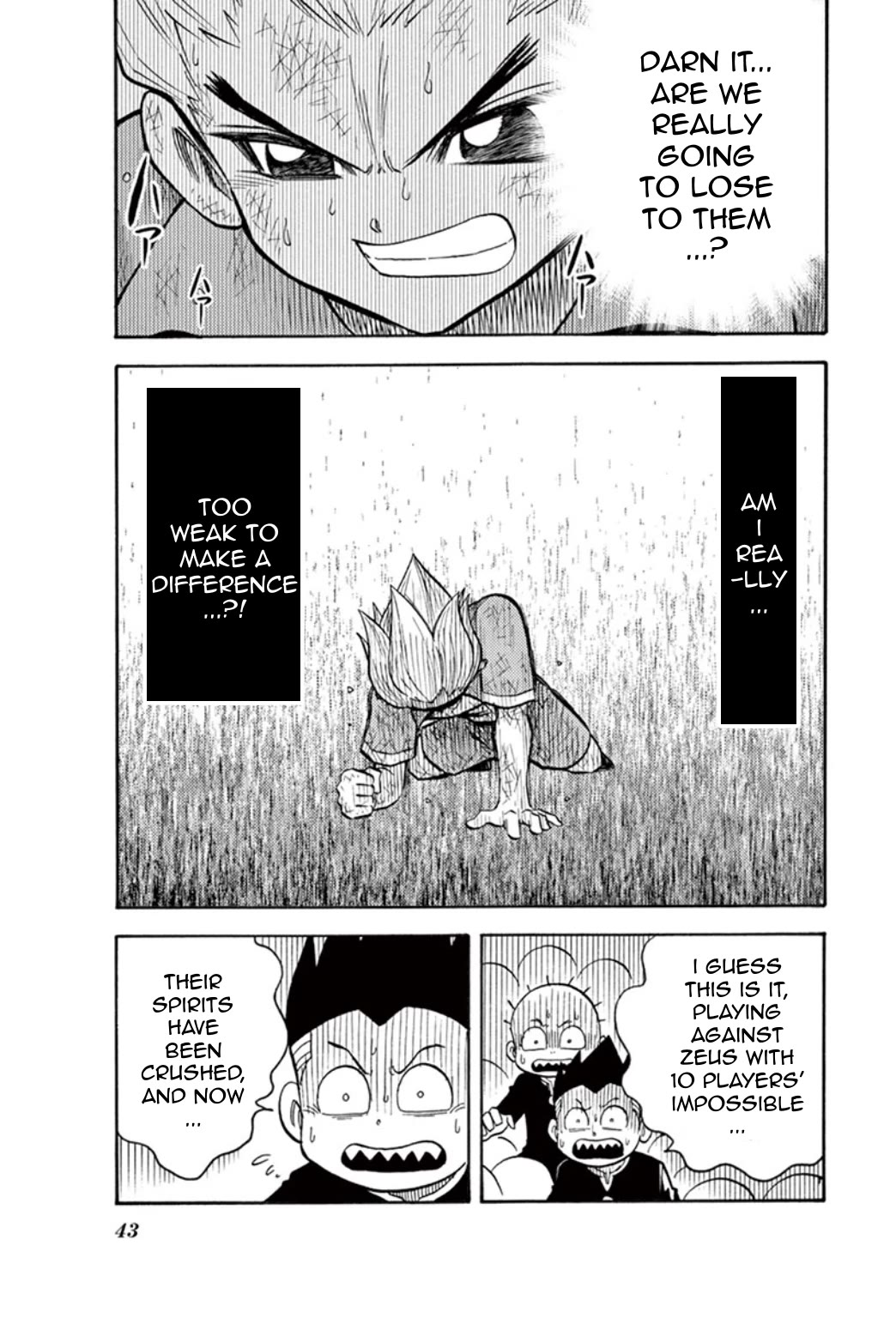 Inazuma Eleven Chapter 21 page 34 - Chapter 21: A crushing first half!