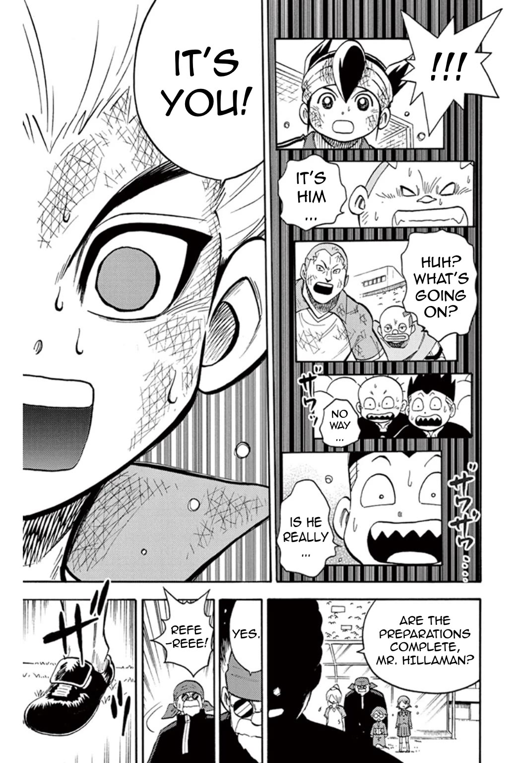 Inazuma Eleven Chapter 21 page 38 - Chapter 21: A crushing first half!