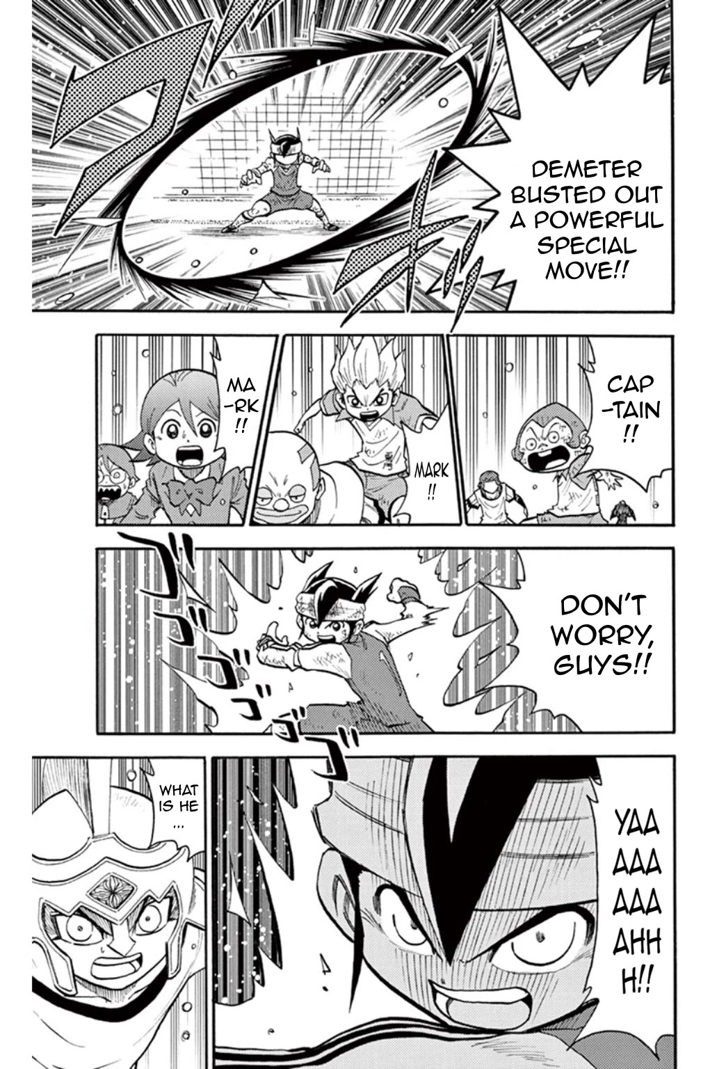 Inazuma Eleven Chapter 21 page 4 - Chapter 21: A crushing first half!