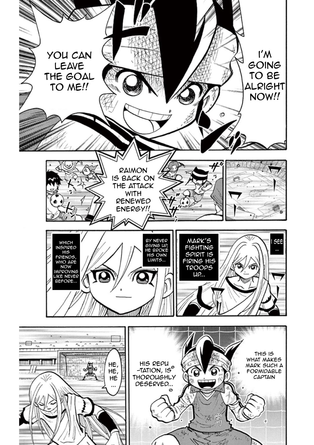 Inazuma Eleven Chapter 21 page 6 - Chapter 21: A crushing first half!