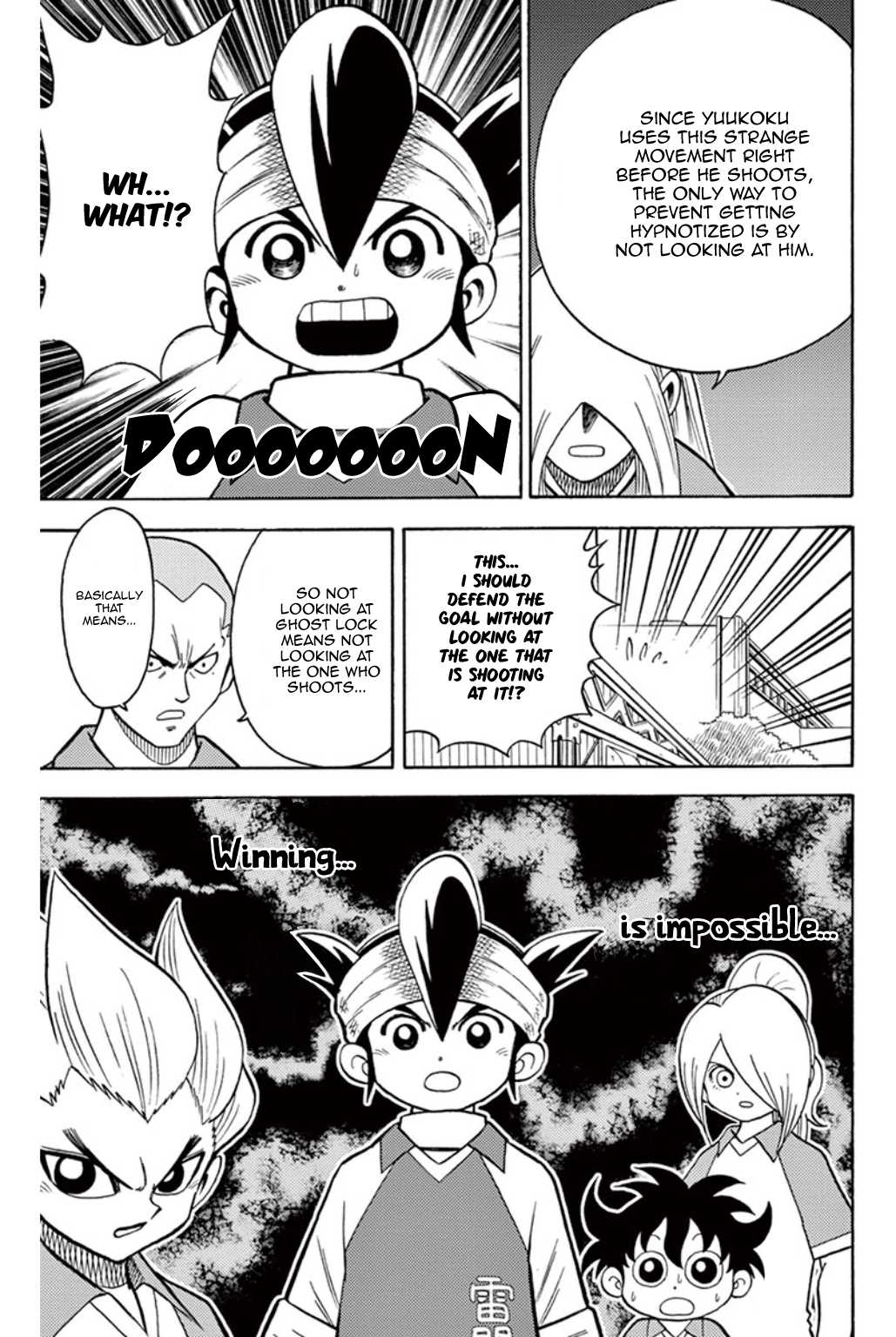 Inazuma Eleven Chapter 5 page 12 - Chapter 5: Break the Spell, Raimon Junior High