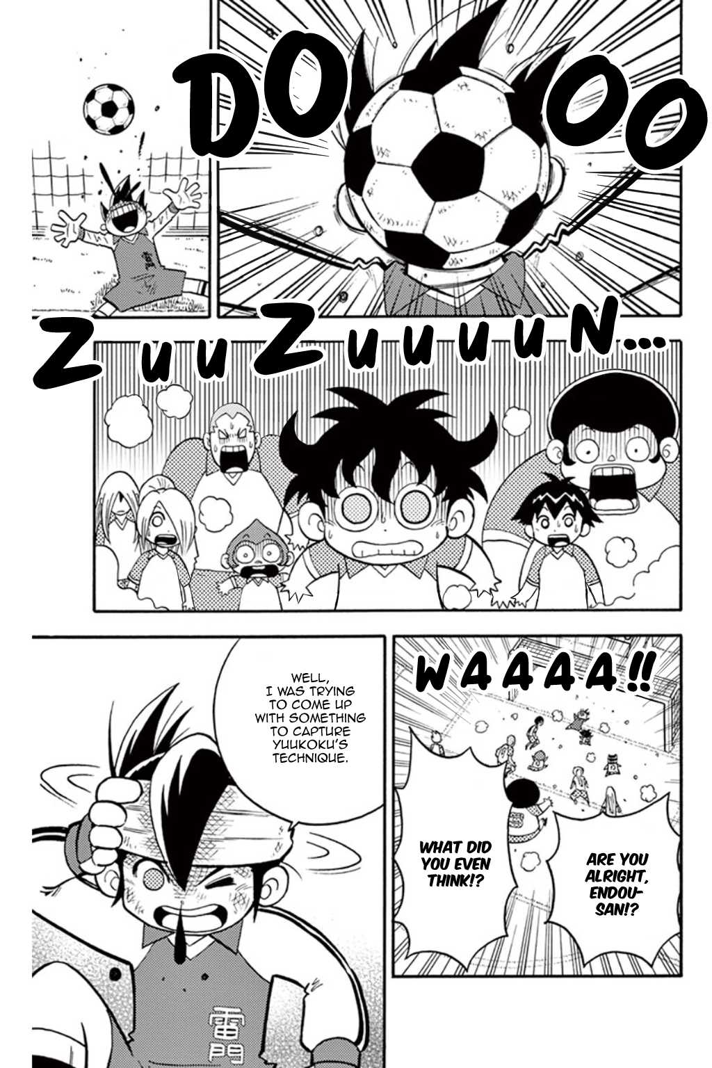 Inazuma Eleven Chapter 5 page 16 - Chapter 5: Break the Spell, Raimon Junior High
