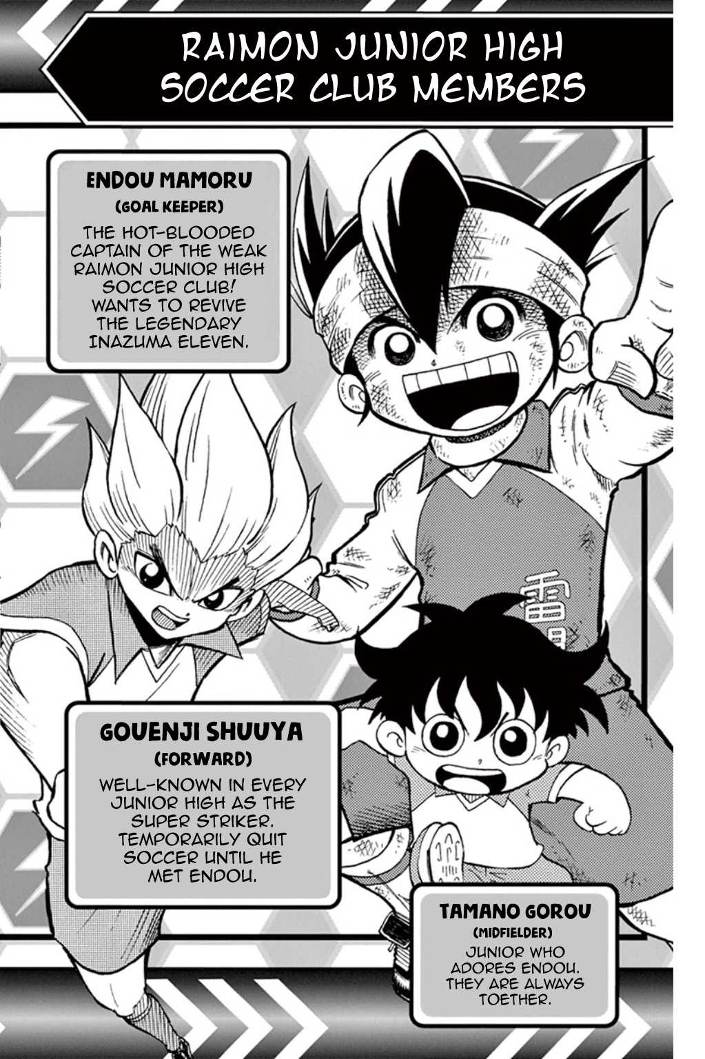 Inazuma Eleven Chapter 5 page 3 - Chapter 5: Break the Spell, Raimon Junior High