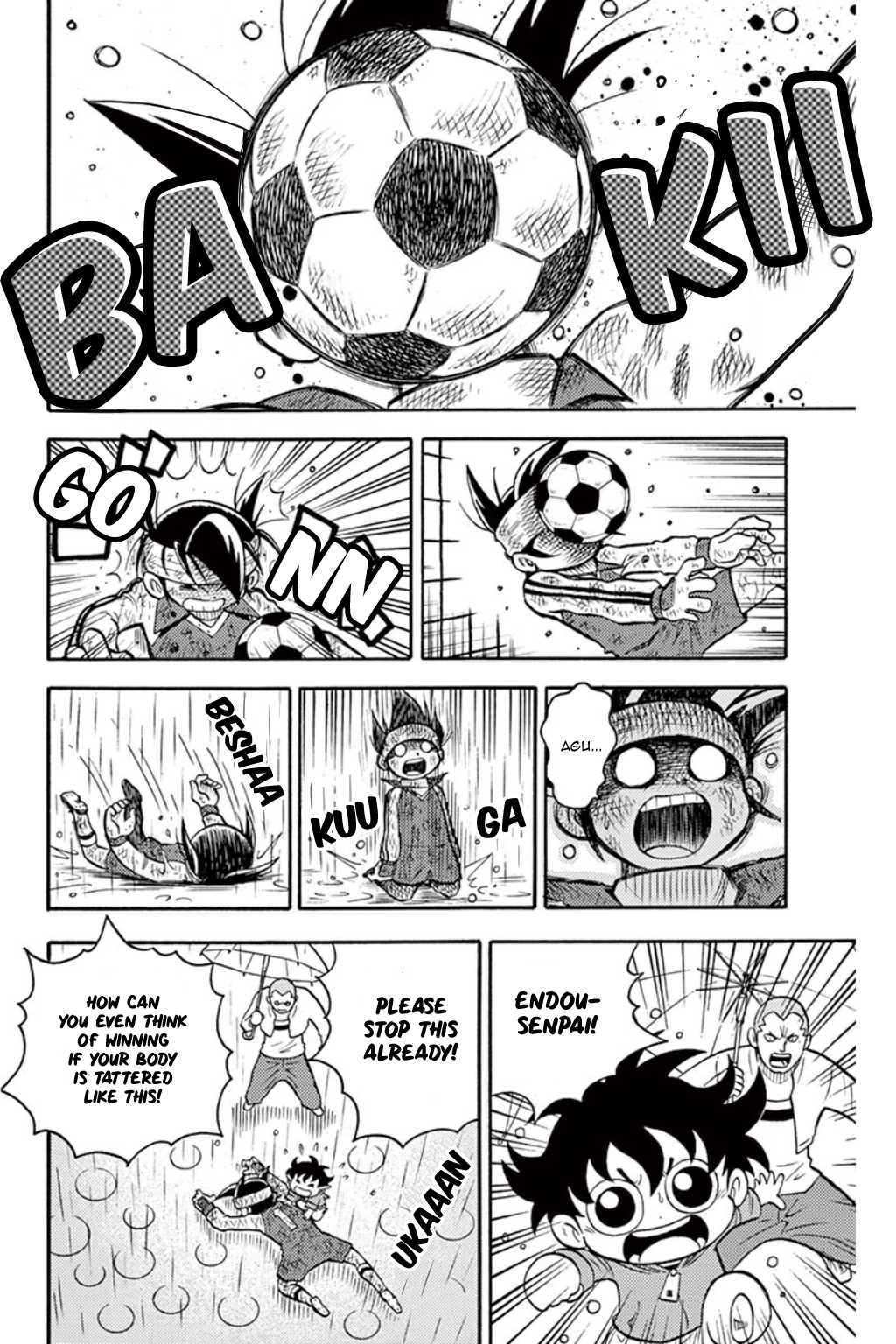 Inazuma Eleven Chapter 5 page 35 - Chapter 5: Break the Spell, Raimon Junior High