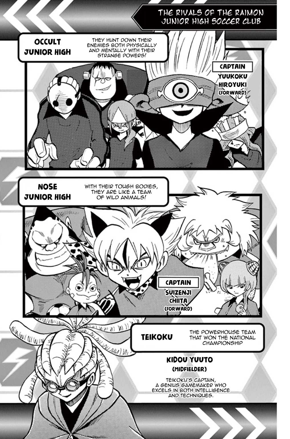 Inazuma Eleven Chapter 5 page 5 - Chapter 5: Break the Spell, Raimon Junior High