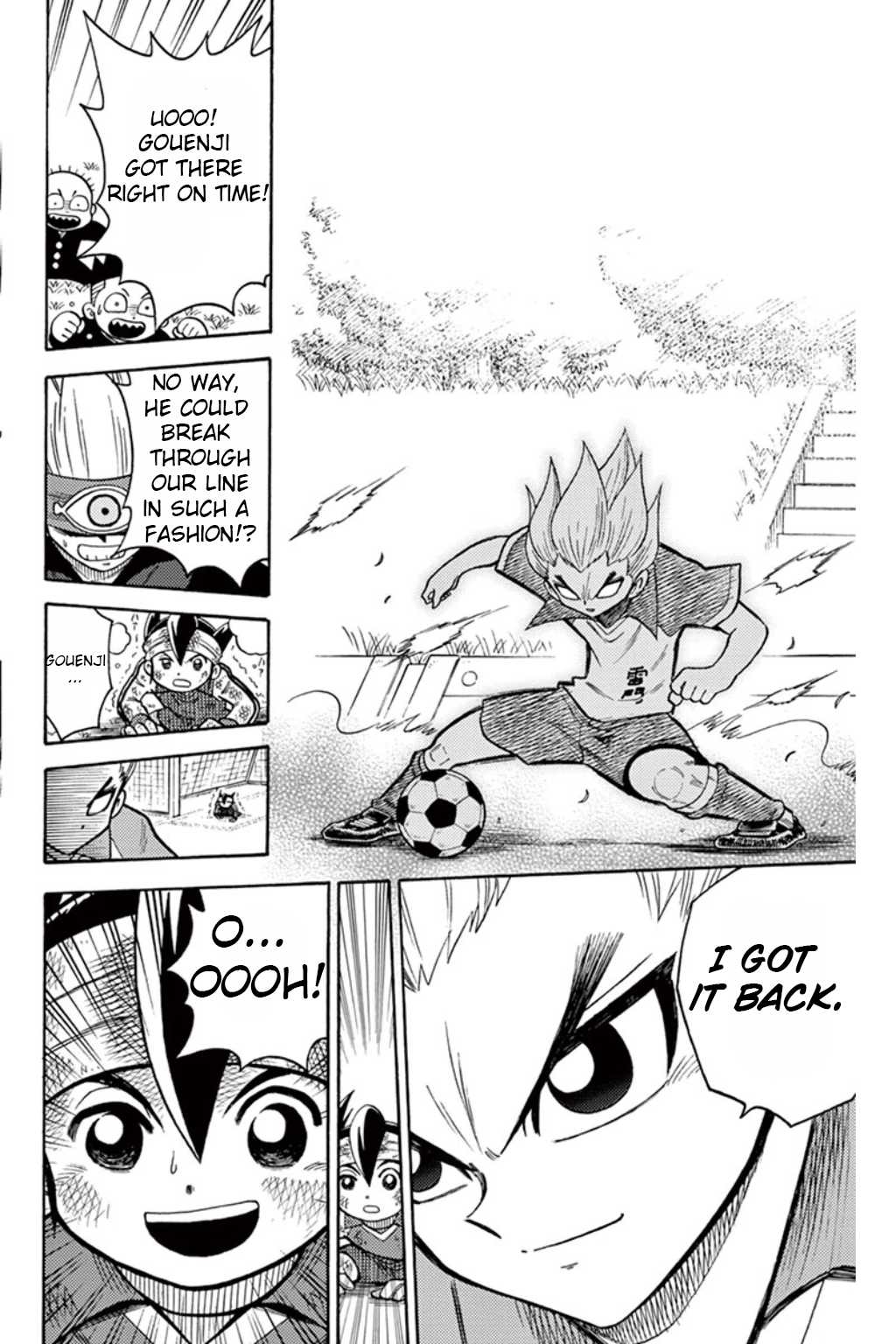 Inazuma Eleven Chapter 7 page 17 - Chapter 7: Awaken! Genius Gouenji