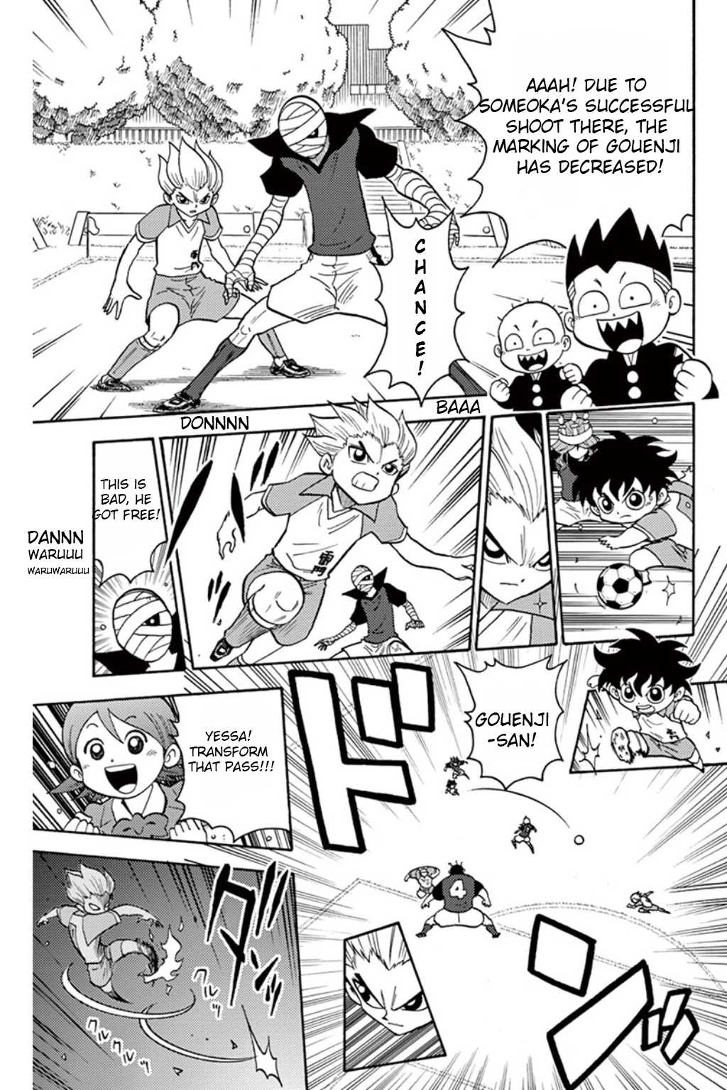 Inazuma Eleven Chapter 7 page 6 - Chapter 7: Awaken! Genius Gouenji