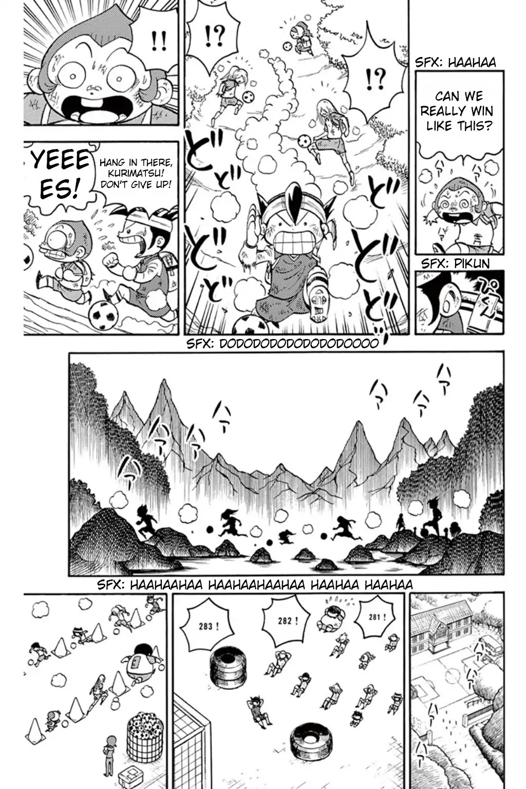 Inazuma Eleven Chapter 8 page 12 - Chapter 8: Aim for Victory! Super Hard Training Camp!