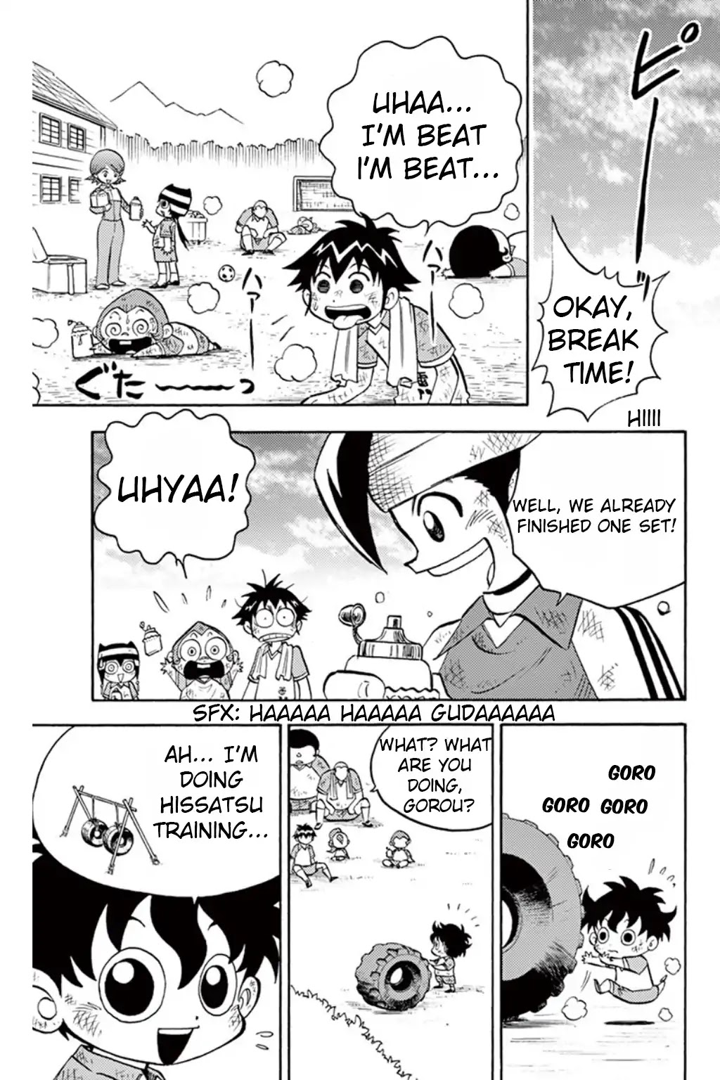 Inazuma Eleven Chapter 8 page 14 - Chapter 8: Aim for Victory! Super Hard Training Camp!