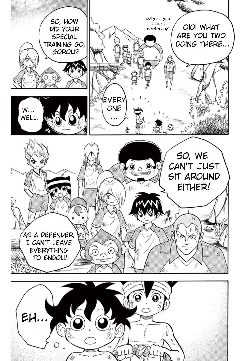 Inazuma Eleven Chapter 8 page 23 - Chapter 8: Aim for Victory! Super Hard Training Camp!