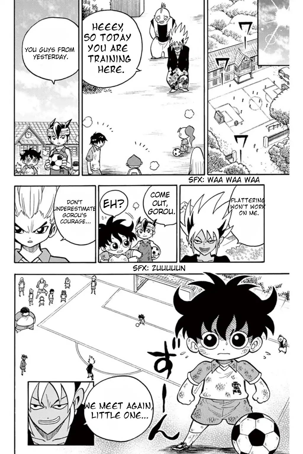 Inazuma Eleven Chapter 8 page 25 - Chapter 8: Aim for Victory! Super Hard Training Camp!