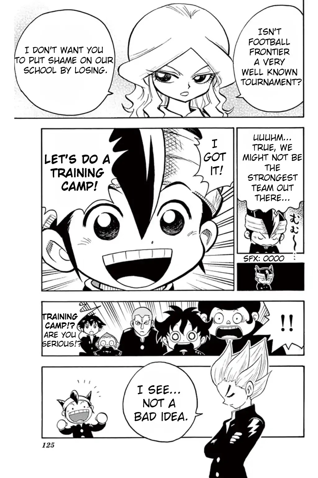 Inazuma Eleven Chapter 8 page 7 - Chapter 8: Aim for Victory! Super Hard Training Camp!