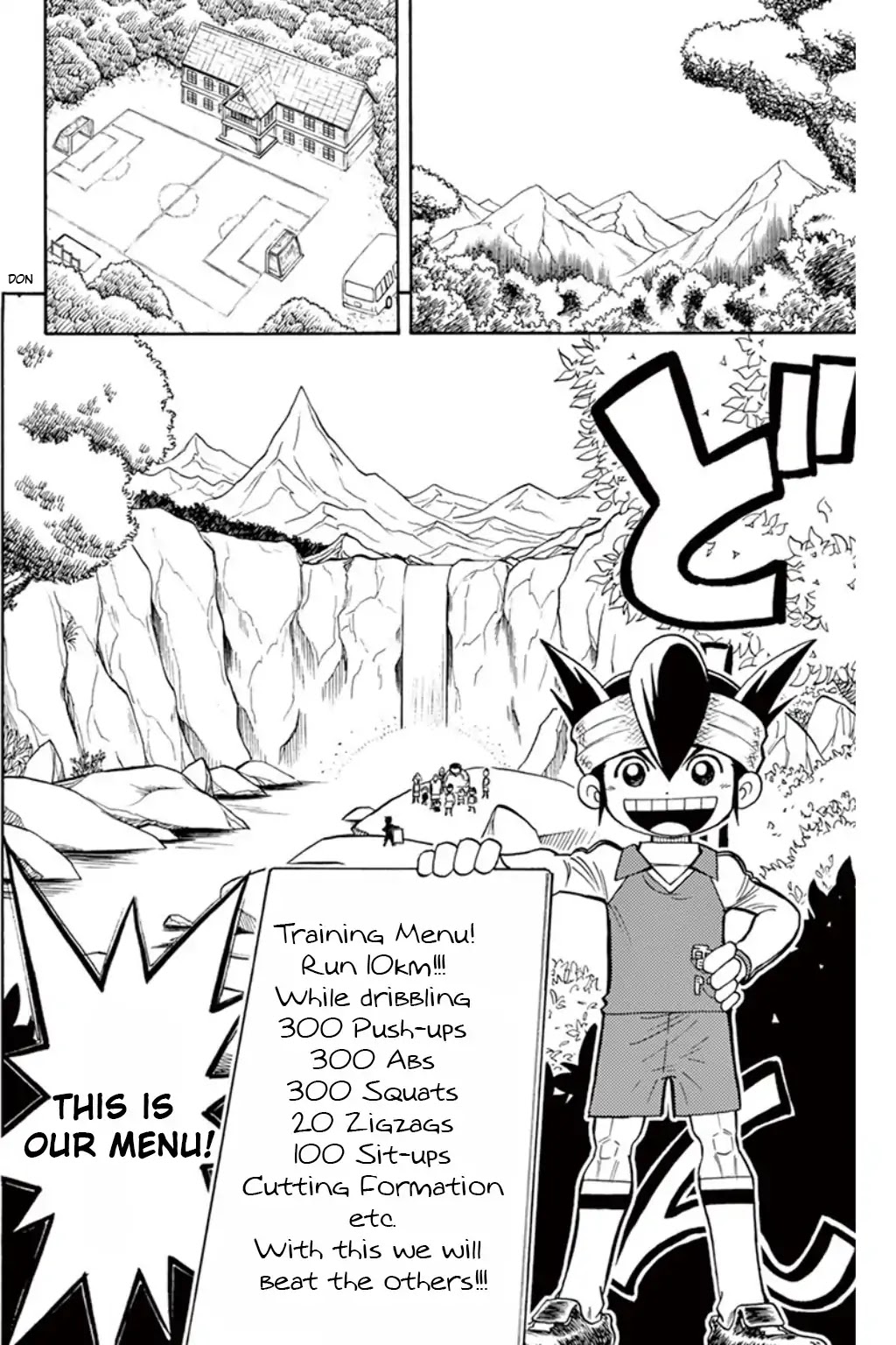 Inazuma Eleven Chapter 8 page 9 - Chapter 8: Aim for Victory! Super Hard Training Camp!