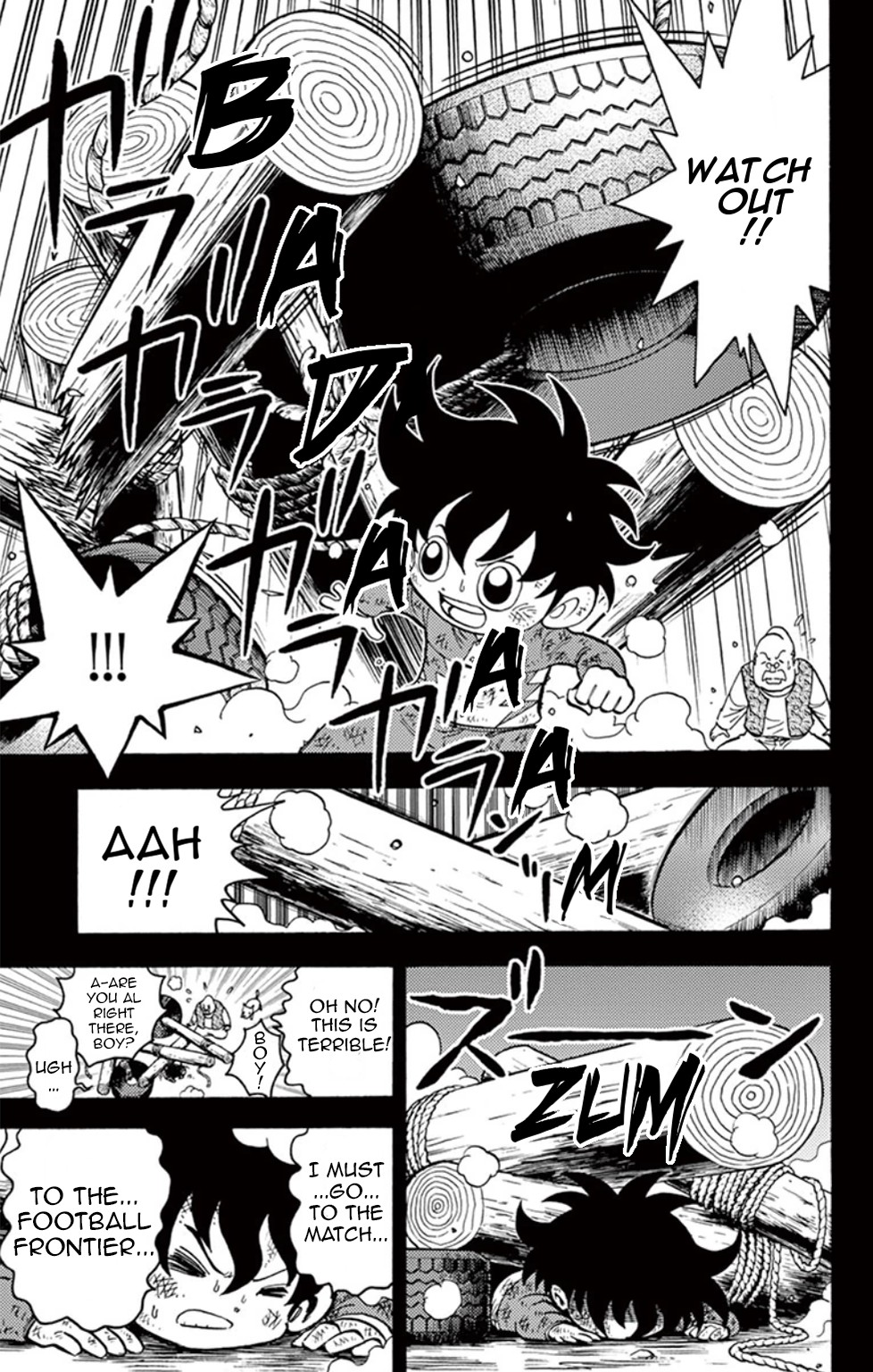 Inazuma Eleven Chapter 9 page 4 - Chapter 9: Opening! the Football Frontier