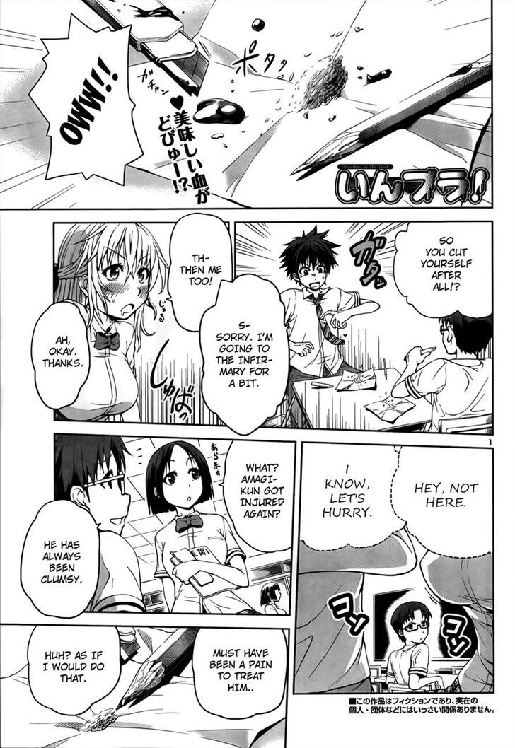 Inbura! - Bishoujo Kyuuketsuki no Hazukashii Himitsu Chapter 3 page 1 - Chapter 3 : Read Online