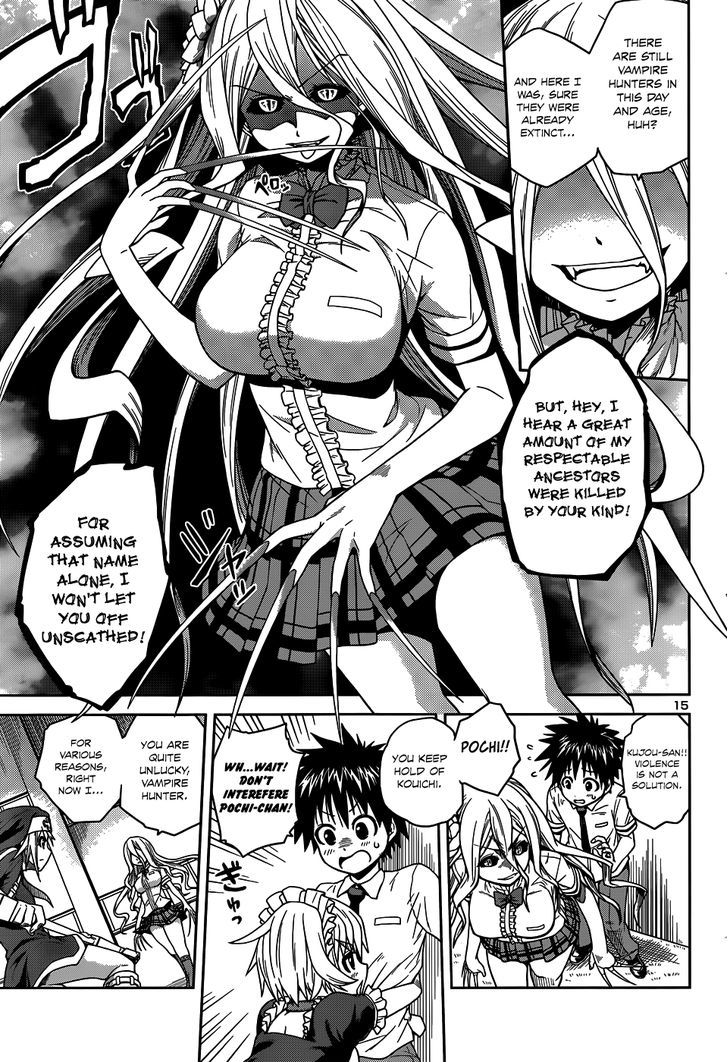 Inbura! - Bishoujo Kyuuketsuki no Hazukashii Himitsu Chapter 8 page 17 - Chapter 8 : The Archenemy is Big Breasted?!