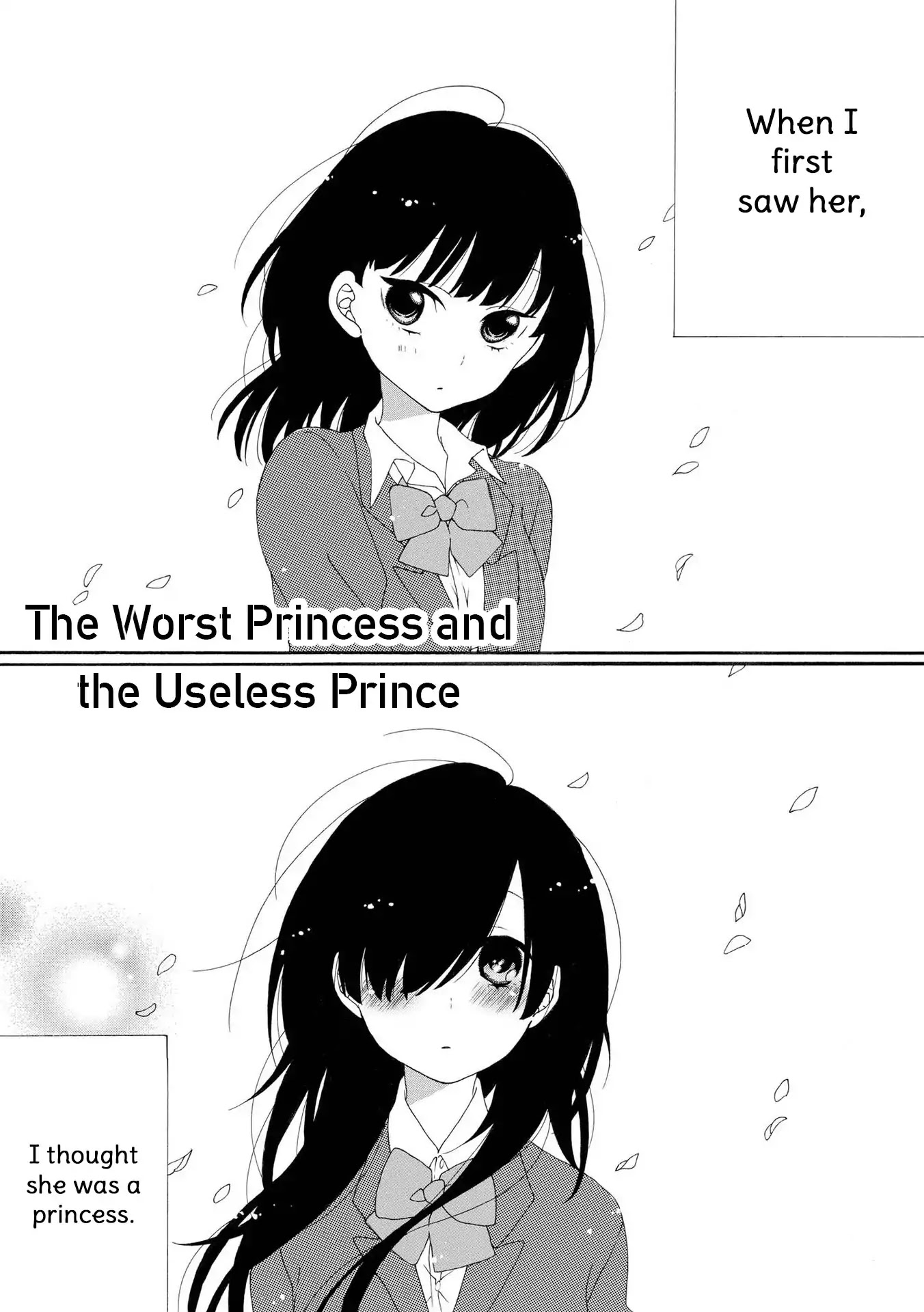 Incomplete Girl Chapter 2 page 2 - Chapter 2: The Worst Princess and the Useless Prince
