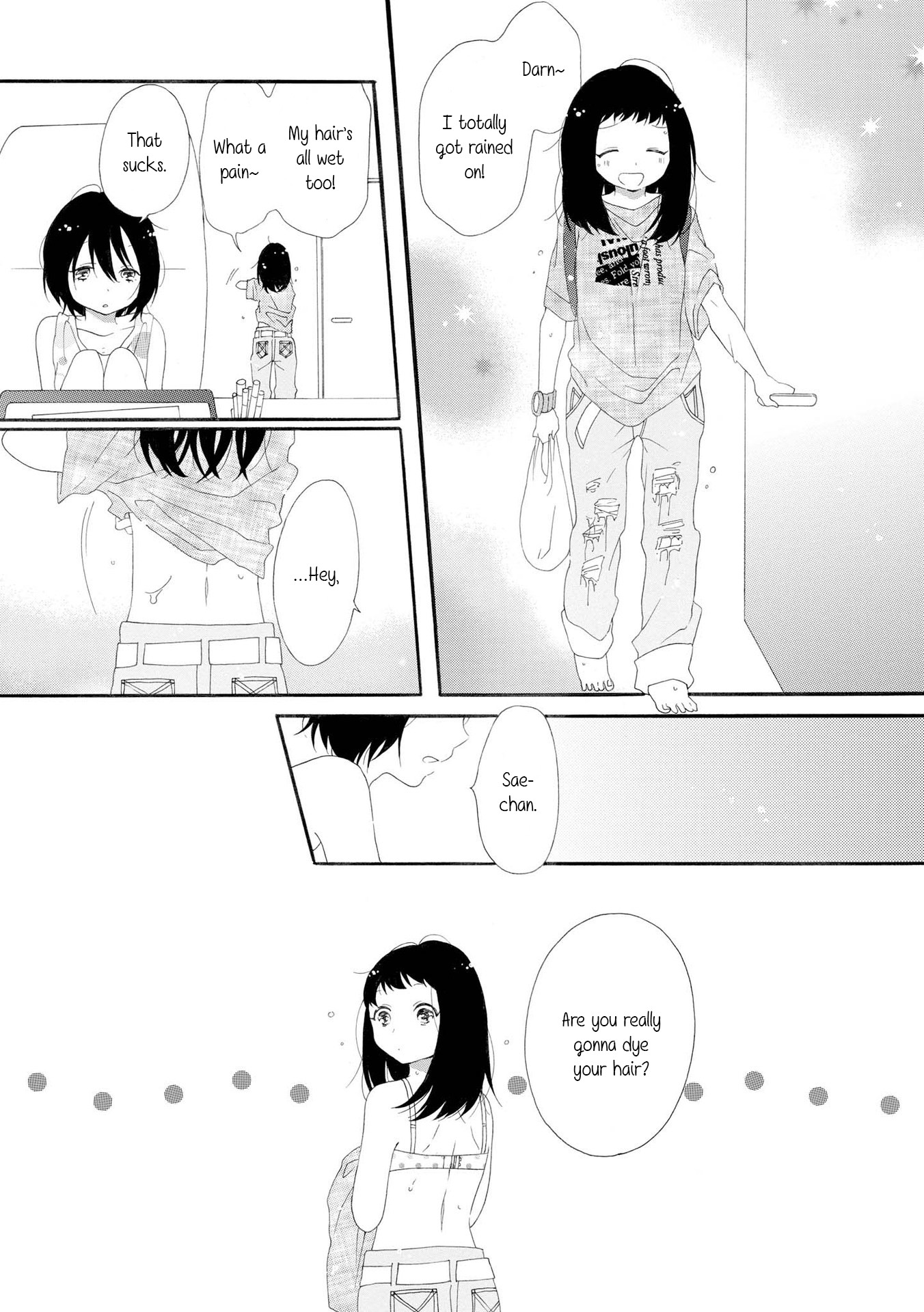 Incomplete Girl Chapter 4 page 3 - Chapter 4: Rain, Brown Hair, Salamandra