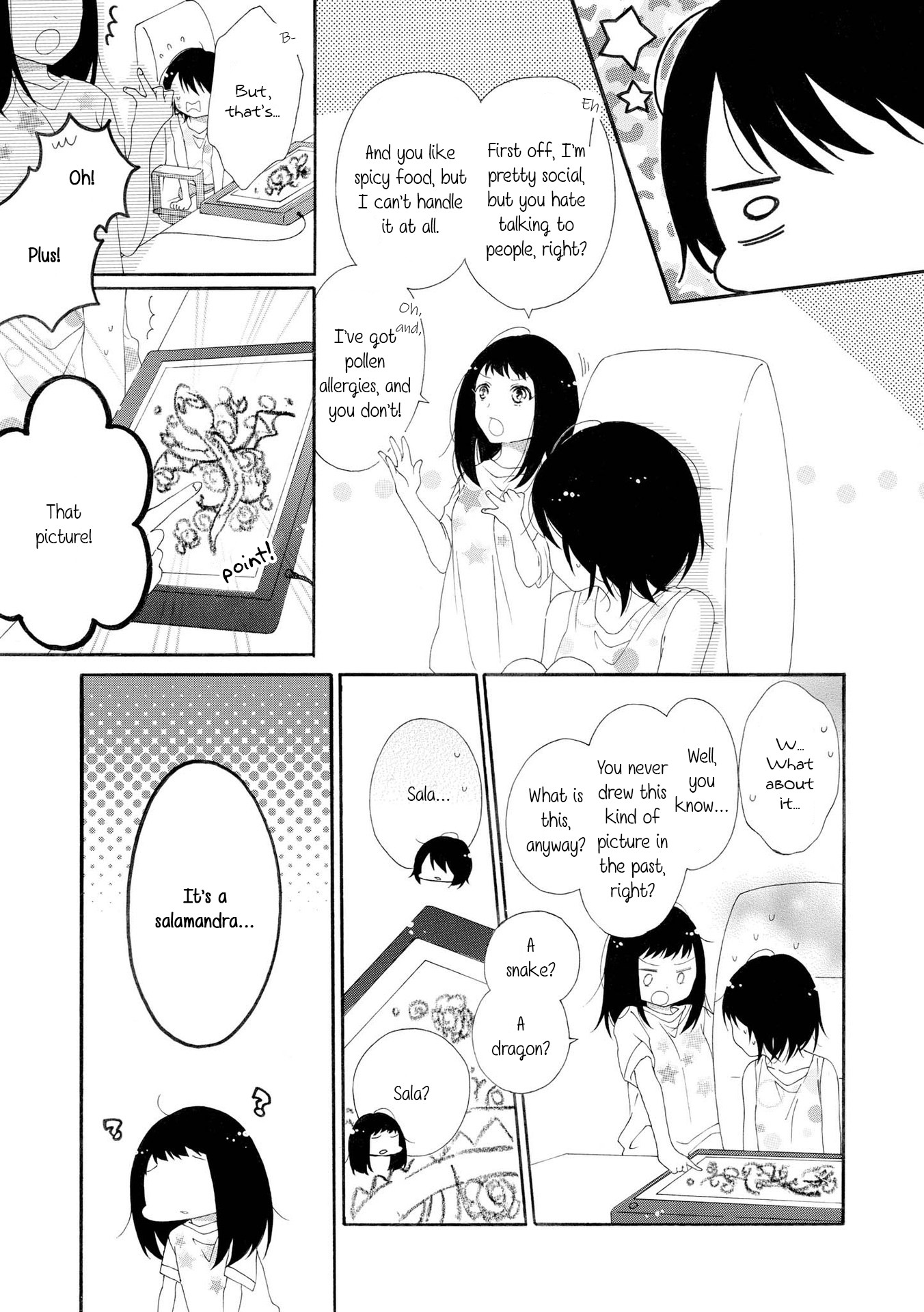Incomplete Girl Chapter 4 page 7 - Chapter 4: Rain, Brown Hair, Salamandra