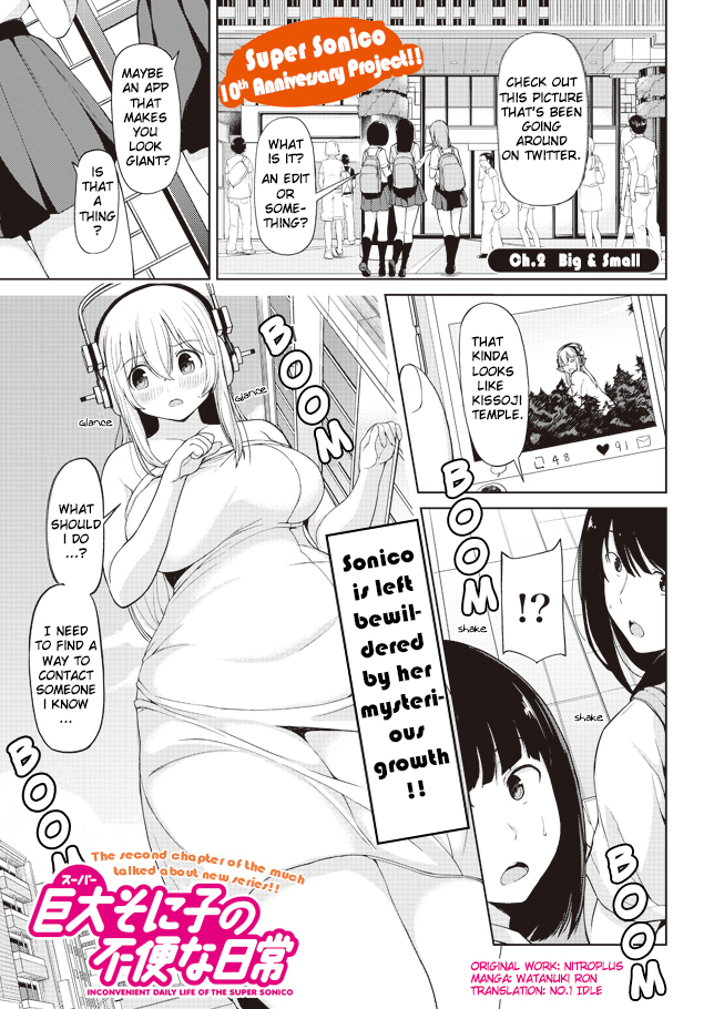 Inconvenient Daily Life of the Super Sonico Chapter 2 page 1 - Chapter 2