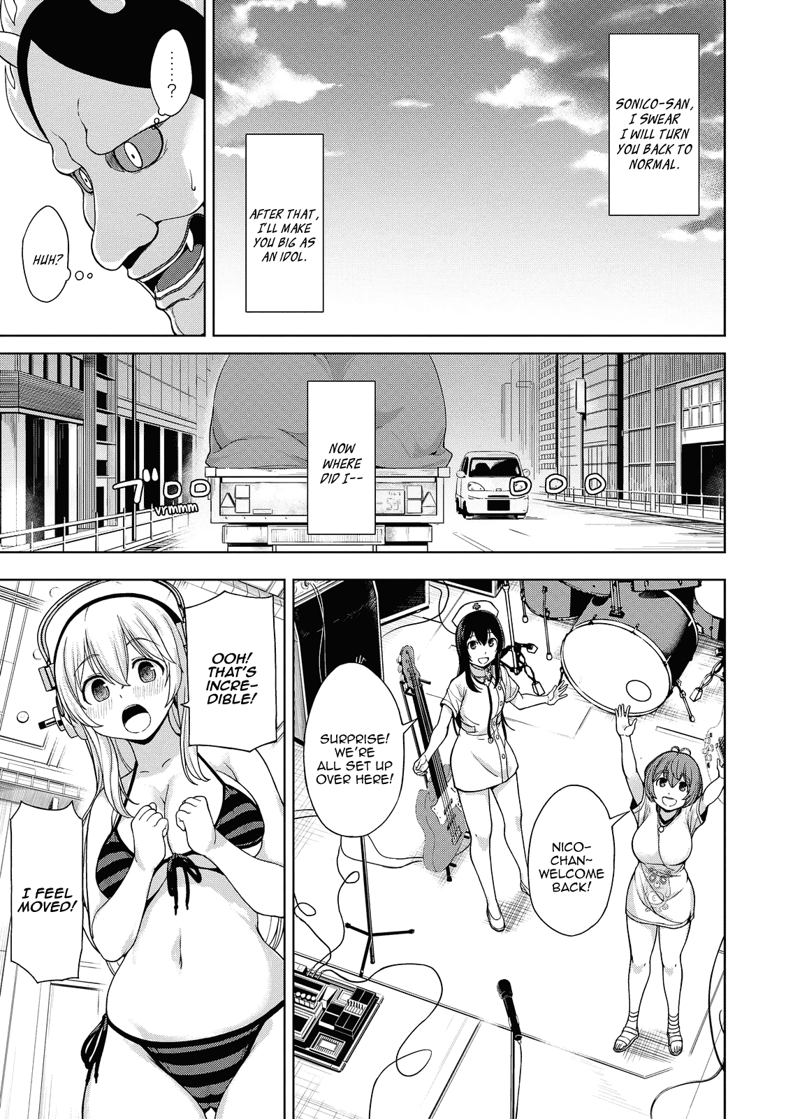 Inconvenient Daily Life of the Super Sonico Chapter 4 page 12 - Chapter 4: Special