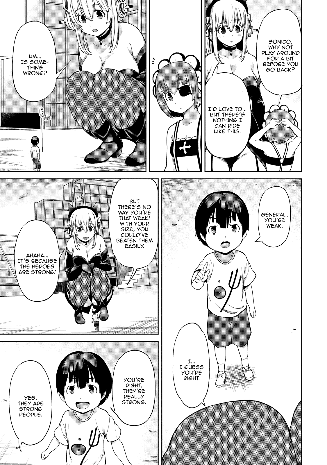 Inconvenient Daily Life of the Super Sonico Chapter 5 page 10 - Chapter 5: Dominic and the Boy