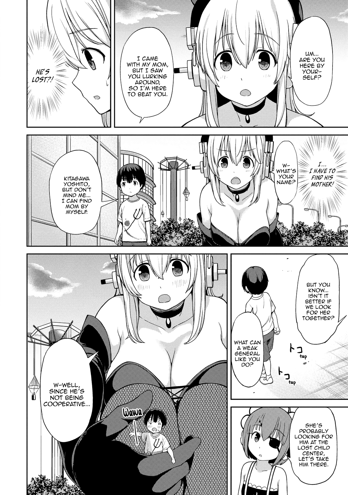 Inconvenient Daily Life of the Super Sonico Chapter 5 page 11 - Chapter 5: Dominic and the Boy