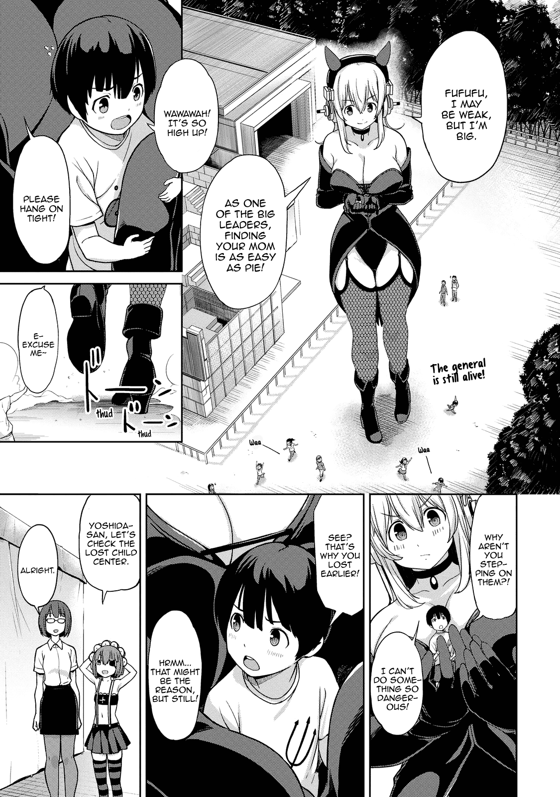 Inconvenient Daily Life of the Super Sonico Chapter 5 page 12 - Chapter 5: Dominic and the Boy