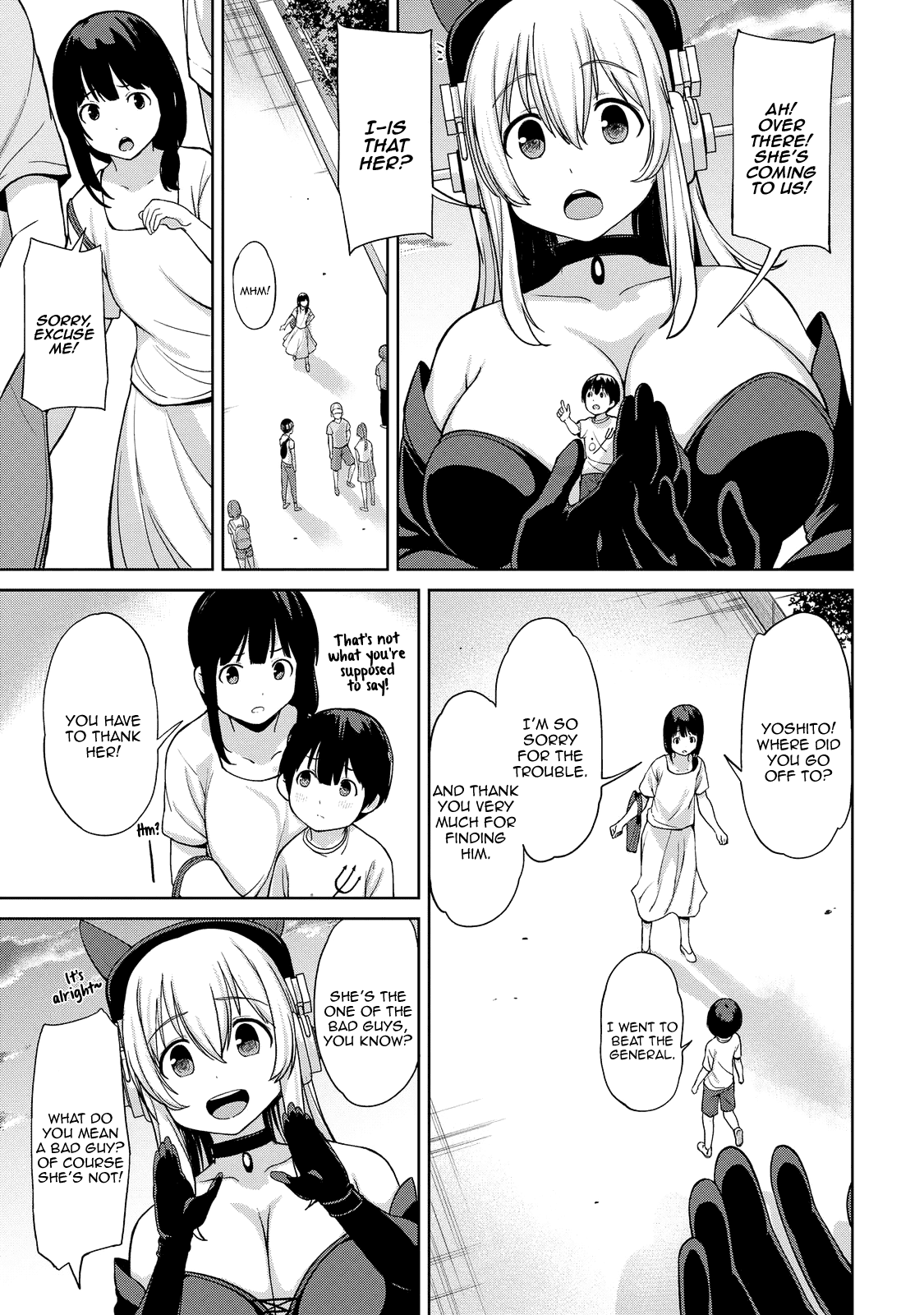 Inconvenient Daily Life of the Super Sonico Chapter 5 page 14 - Chapter 5: Dominic and the Boy