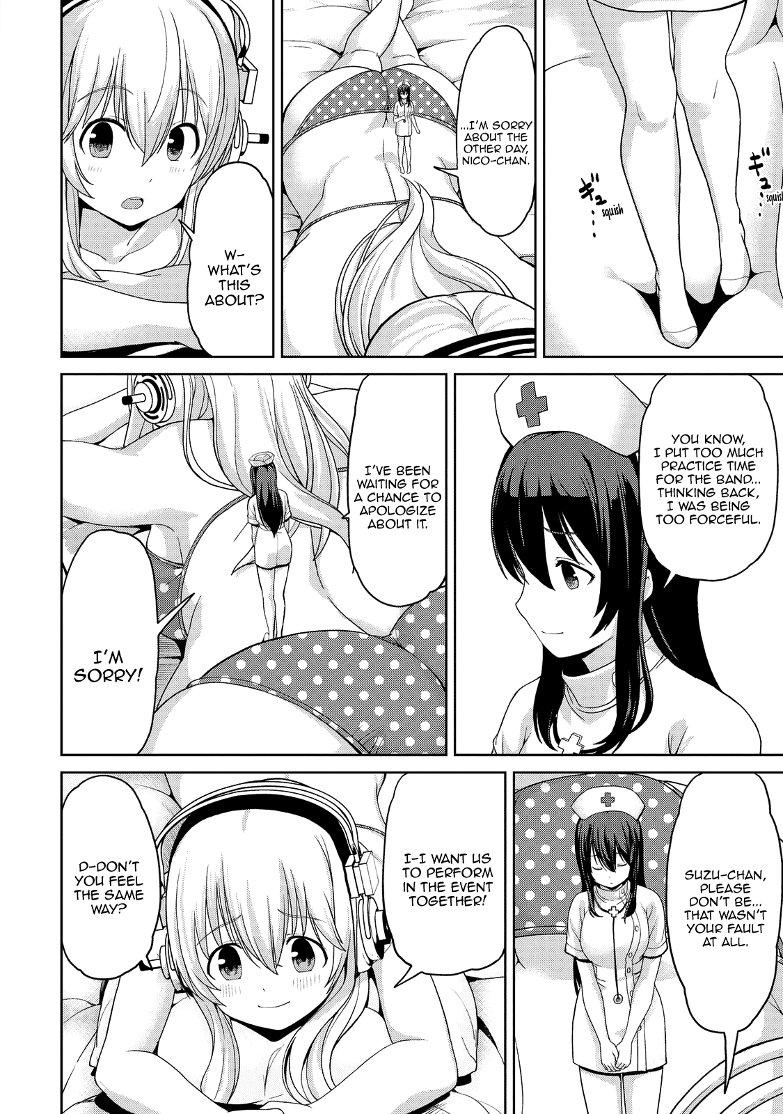 Inconvenient Daily Life of the Super Sonico Chapter 6 page 11 - Chapter 6: What We Can Do