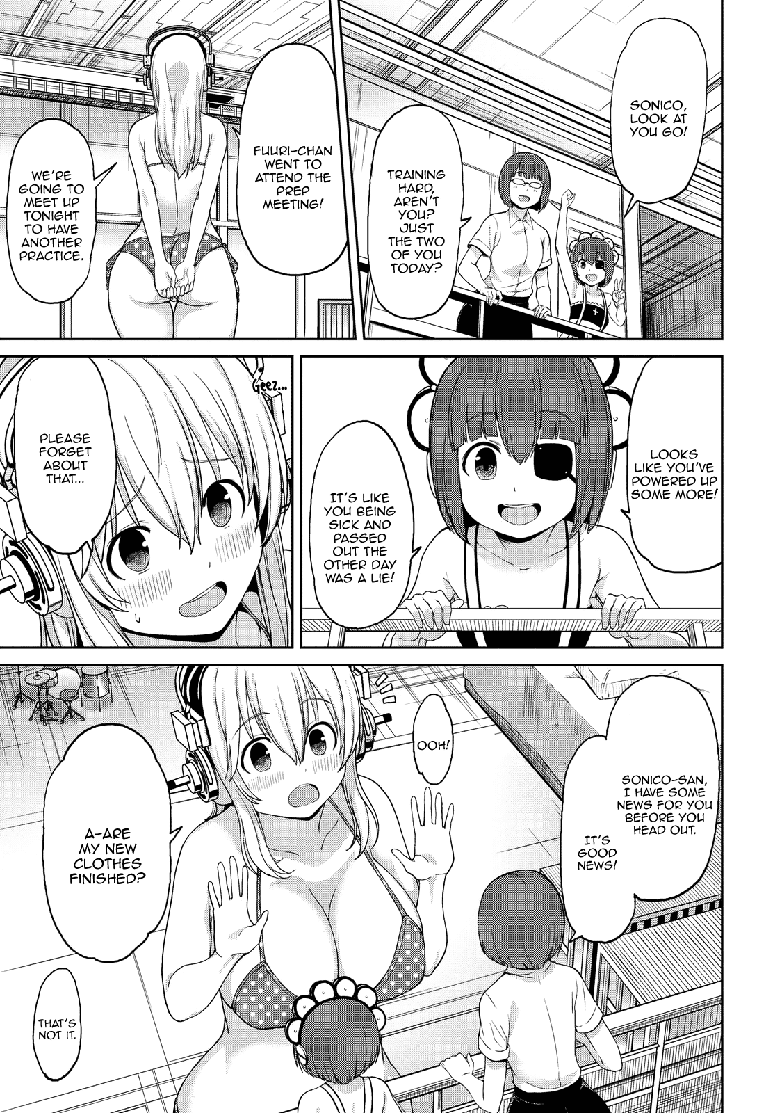 Inconvenient Daily Life of the Super Sonico Chapter 6 page 4 - Chapter 6: What We Can Do