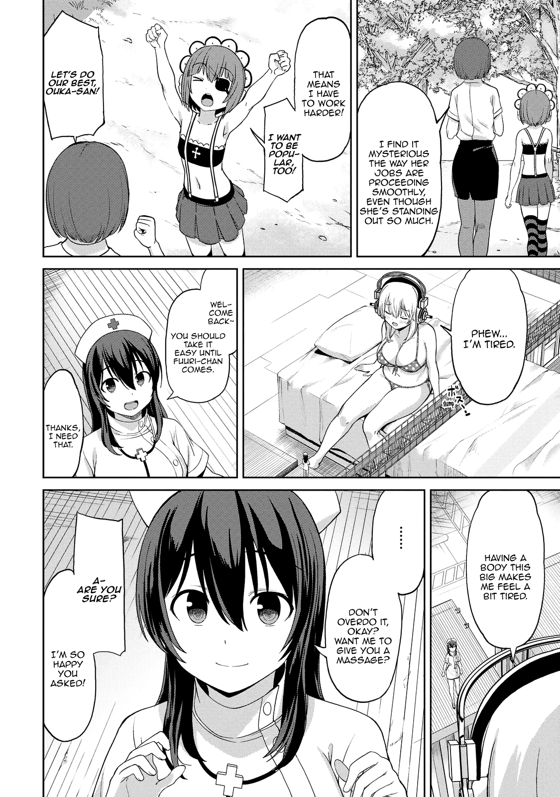 Inconvenient Daily Life of the Super Sonico Chapter 6 page 9 - Chapter 6: What We Can Do