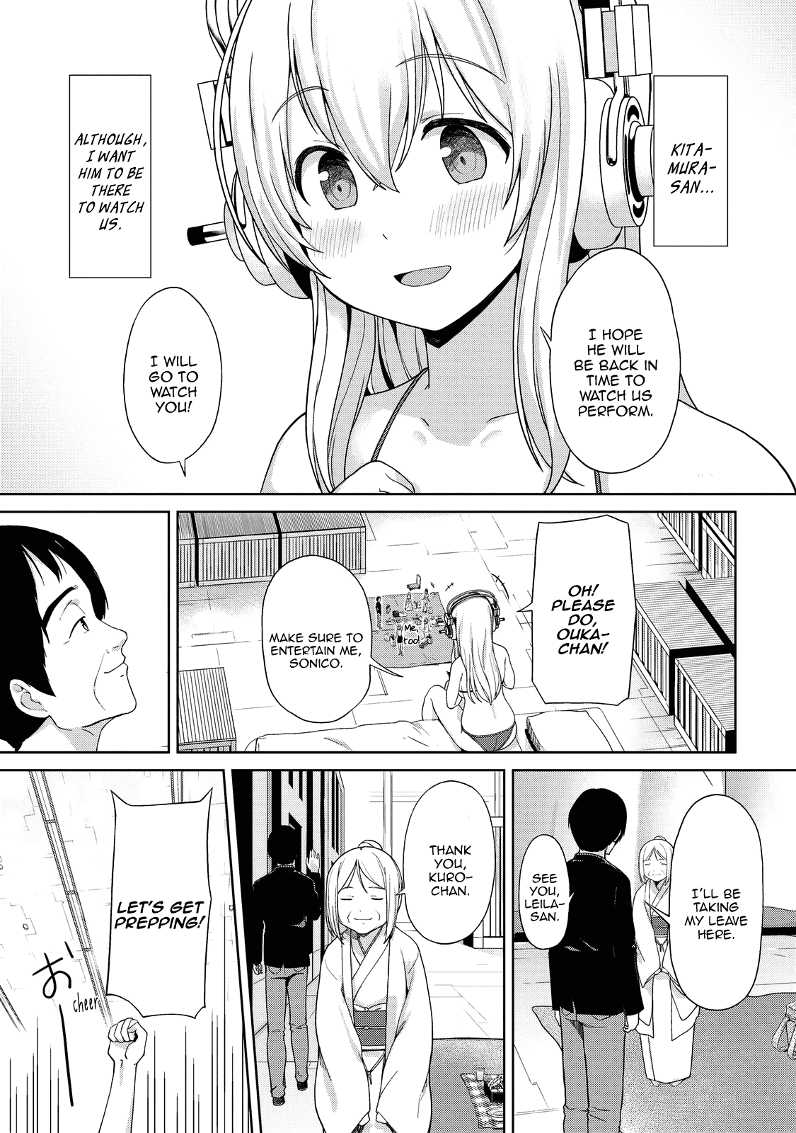 Inconvenient Daily Life of the Super Sonico Chapter 7 page 10 - Chapter 7: A Big Start