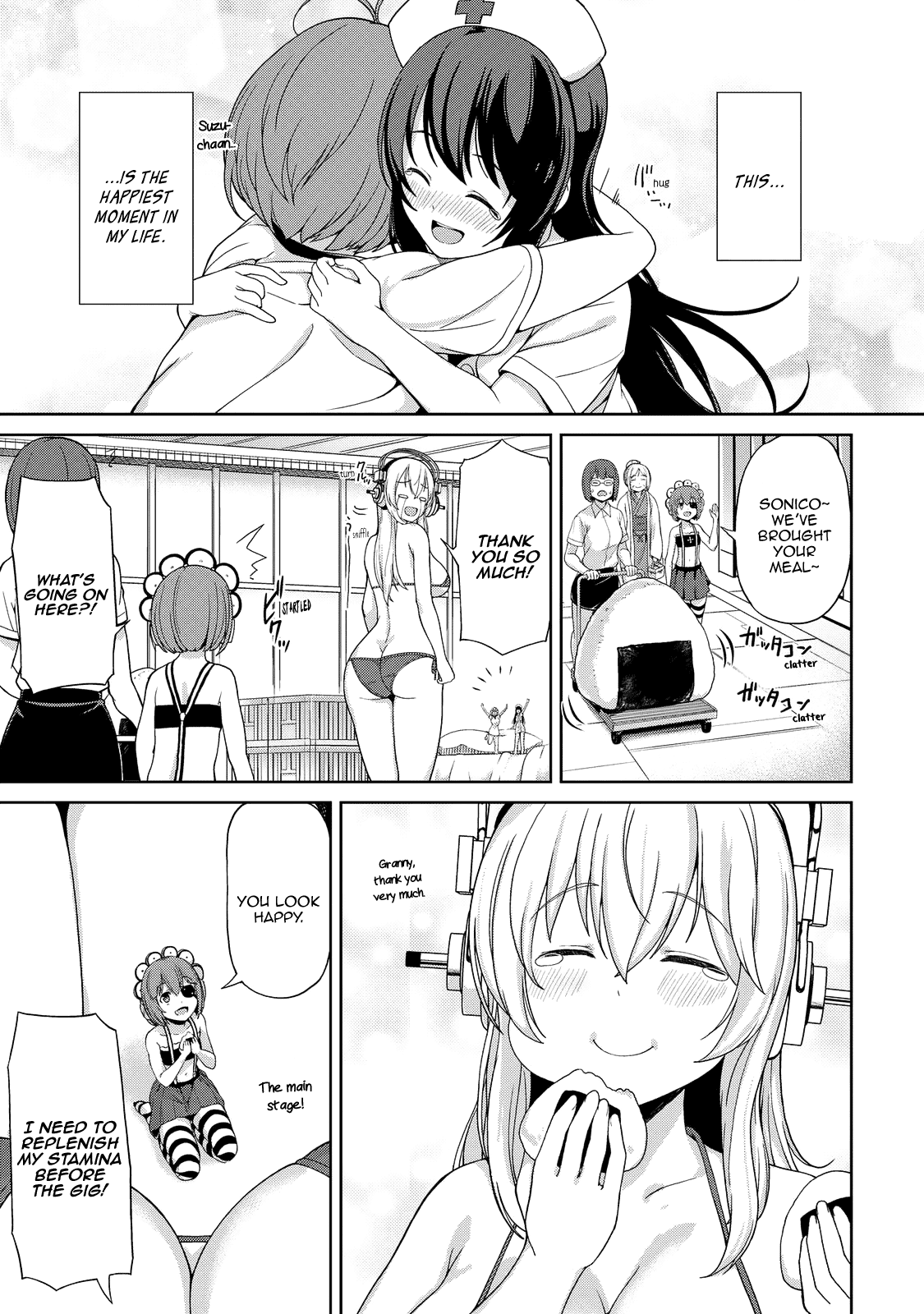 Inconvenient Daily Life of the Super Sonico Chapter 7 page 8 - Chapter 7: A Big Start