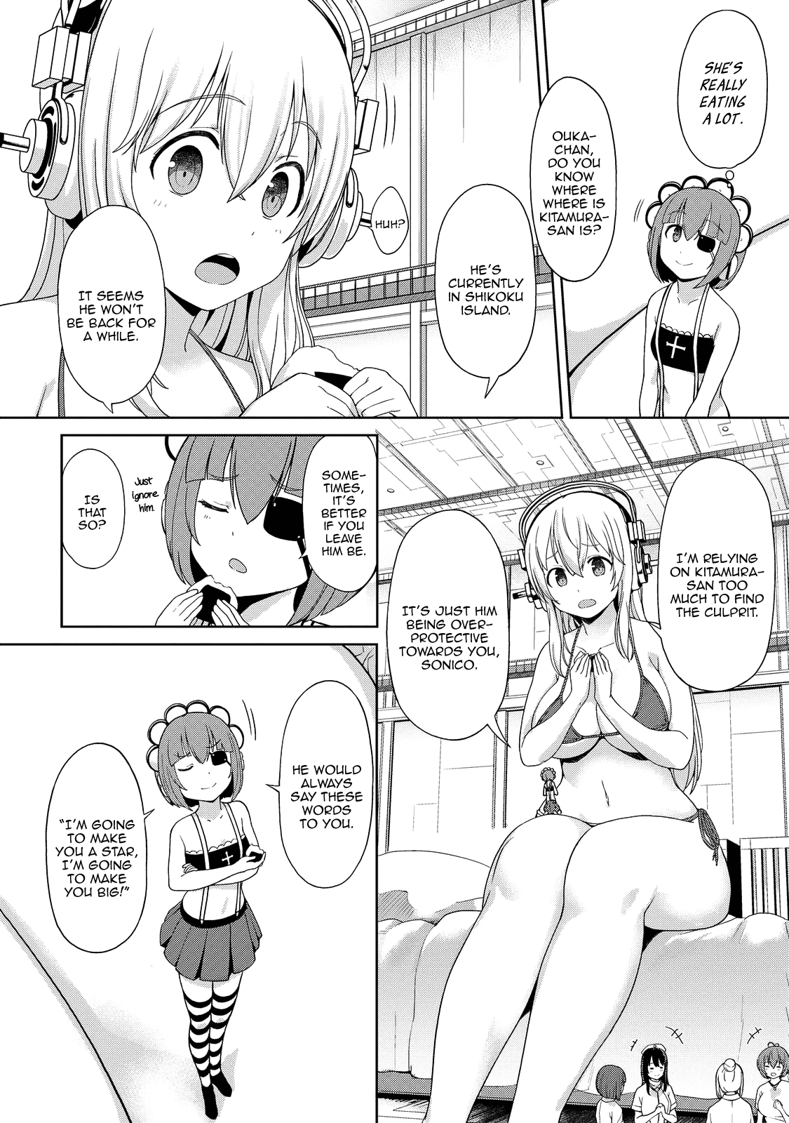 Inconvenient Daily Life of the Super Sonico Chapter 7 page 9 - Chapter 7: A Big Start