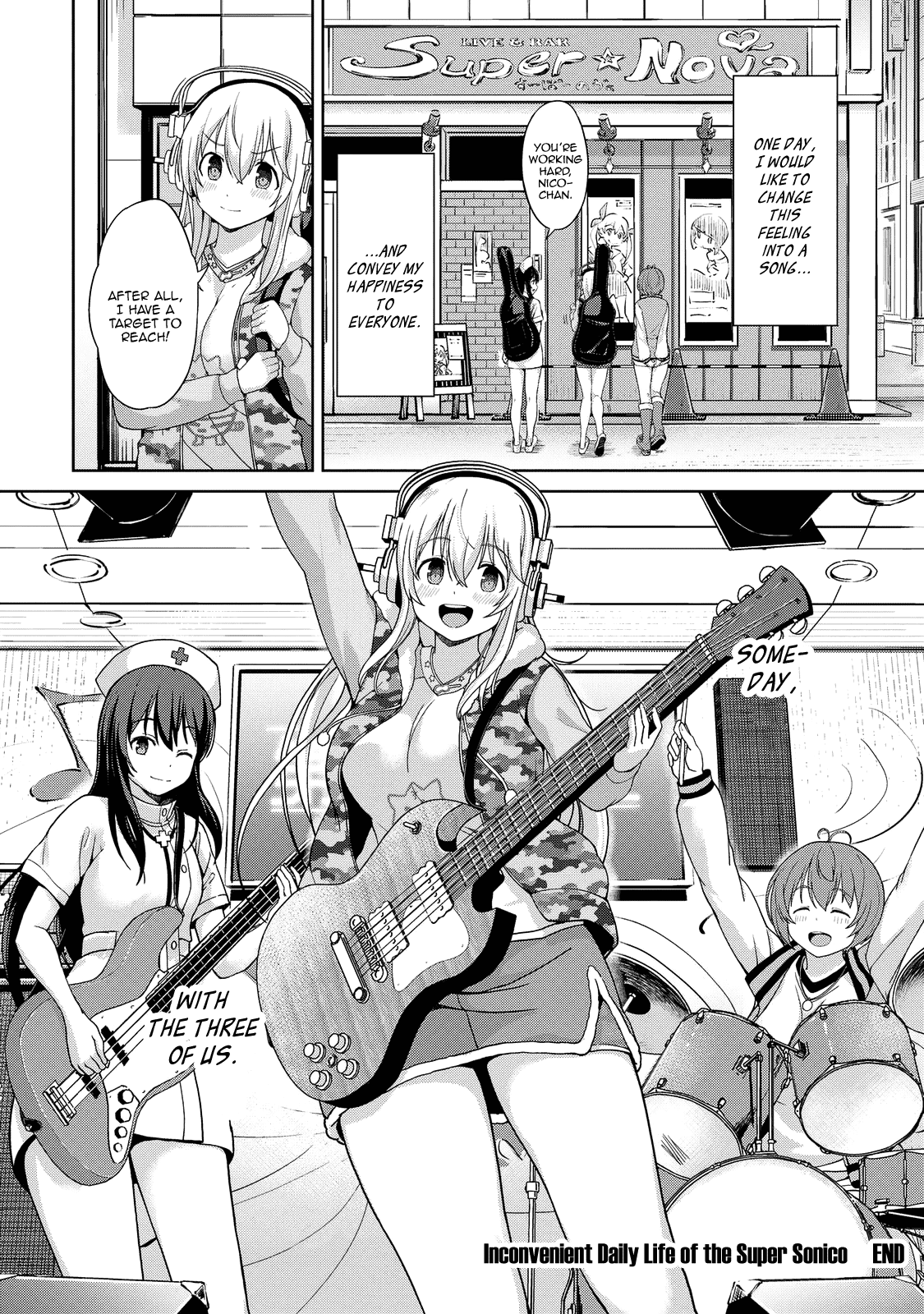 Inconvenient Daily Life of the Super Sonico Chapter 8 page 15 - Chapter 8: Evermore [END]