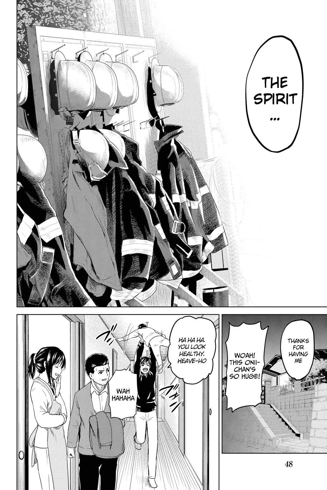 Infection Chapter 35 page 12 - Chapter 35: Yuu Kamishiro - Fire fighter