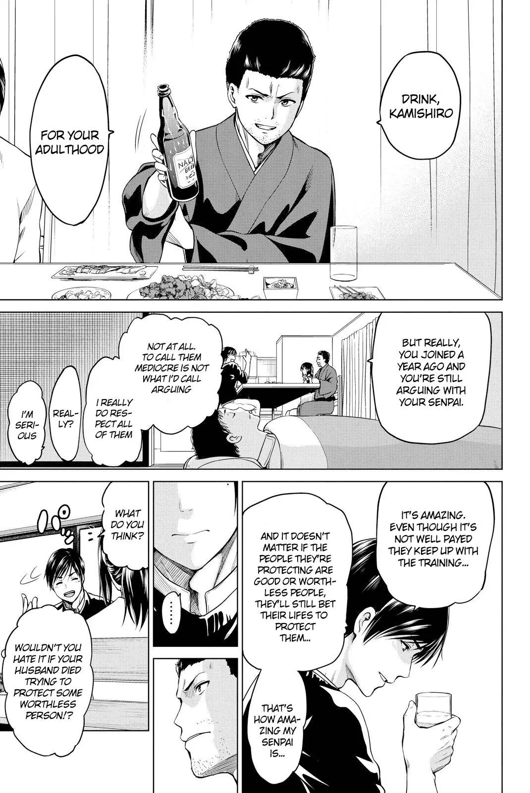 Infection Chapter 35 page 13 - Chapter 35: Yuu Kamishiro - Fire fighter