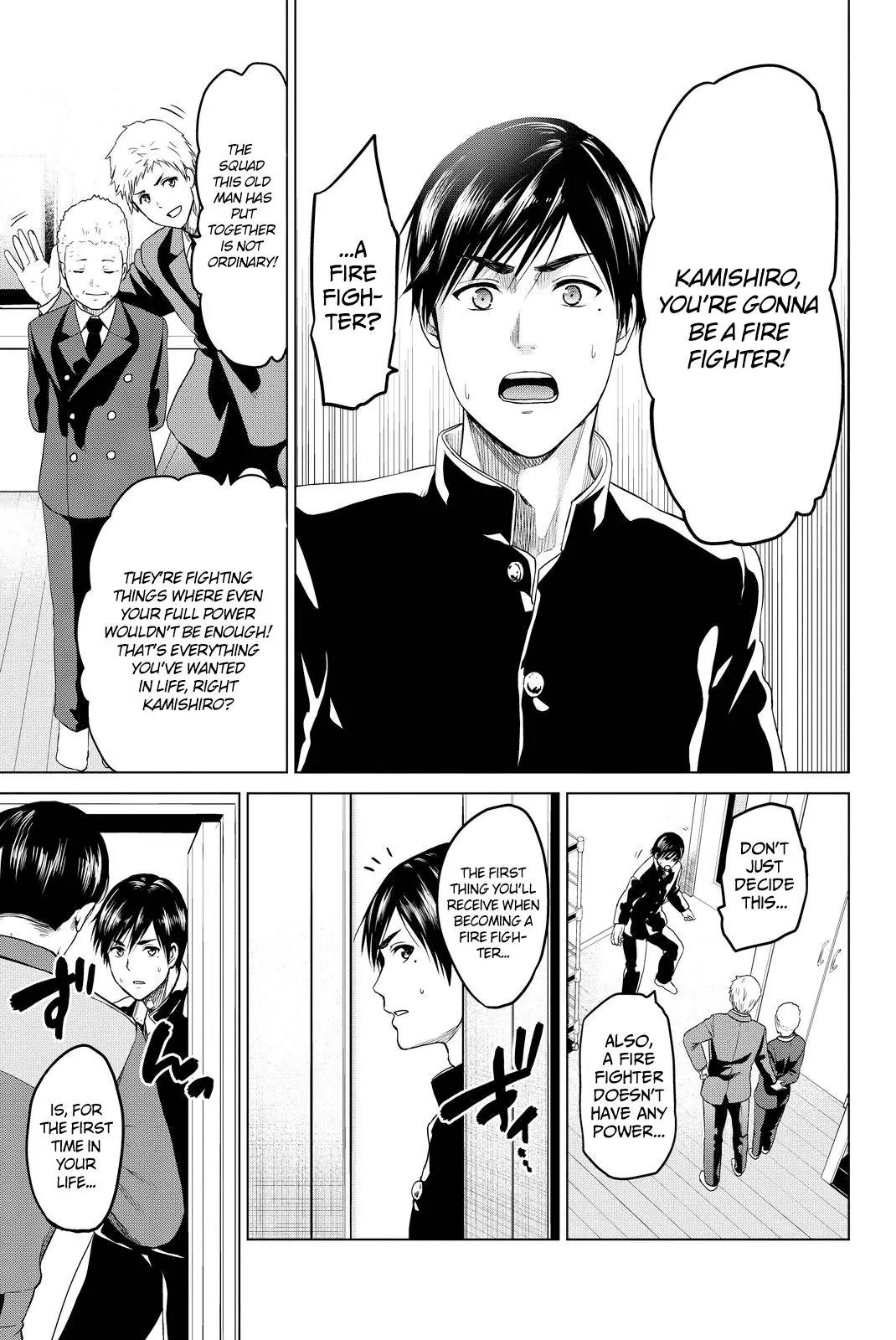 Infection Chapter 35 page 9 - Chapter 35: Yuu Kamishiro - Fire fighter