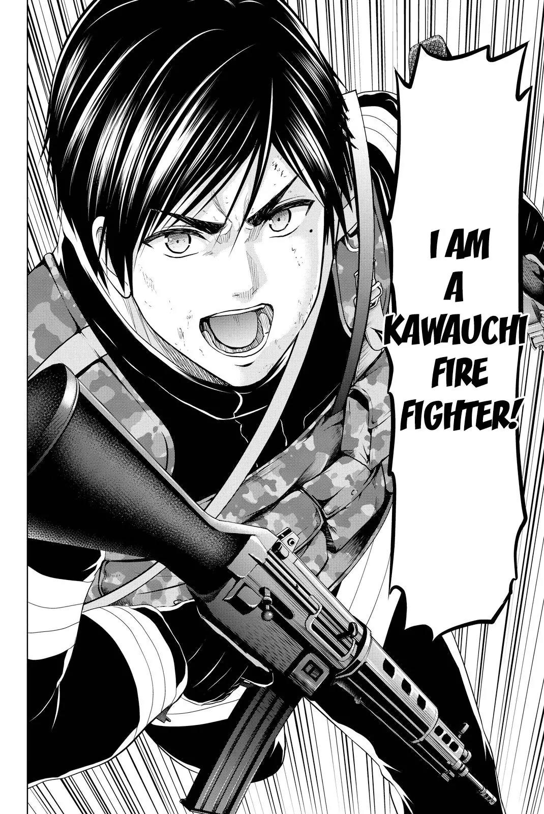 Infection Chapter 38 page 22 - Chapter 38: Kamishiro of the Fire Fighter Squad