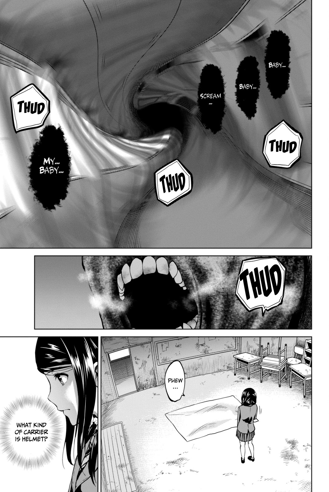 Infection Chapter 61 page 15 - Chapter 61: Satsuki vs Helmet